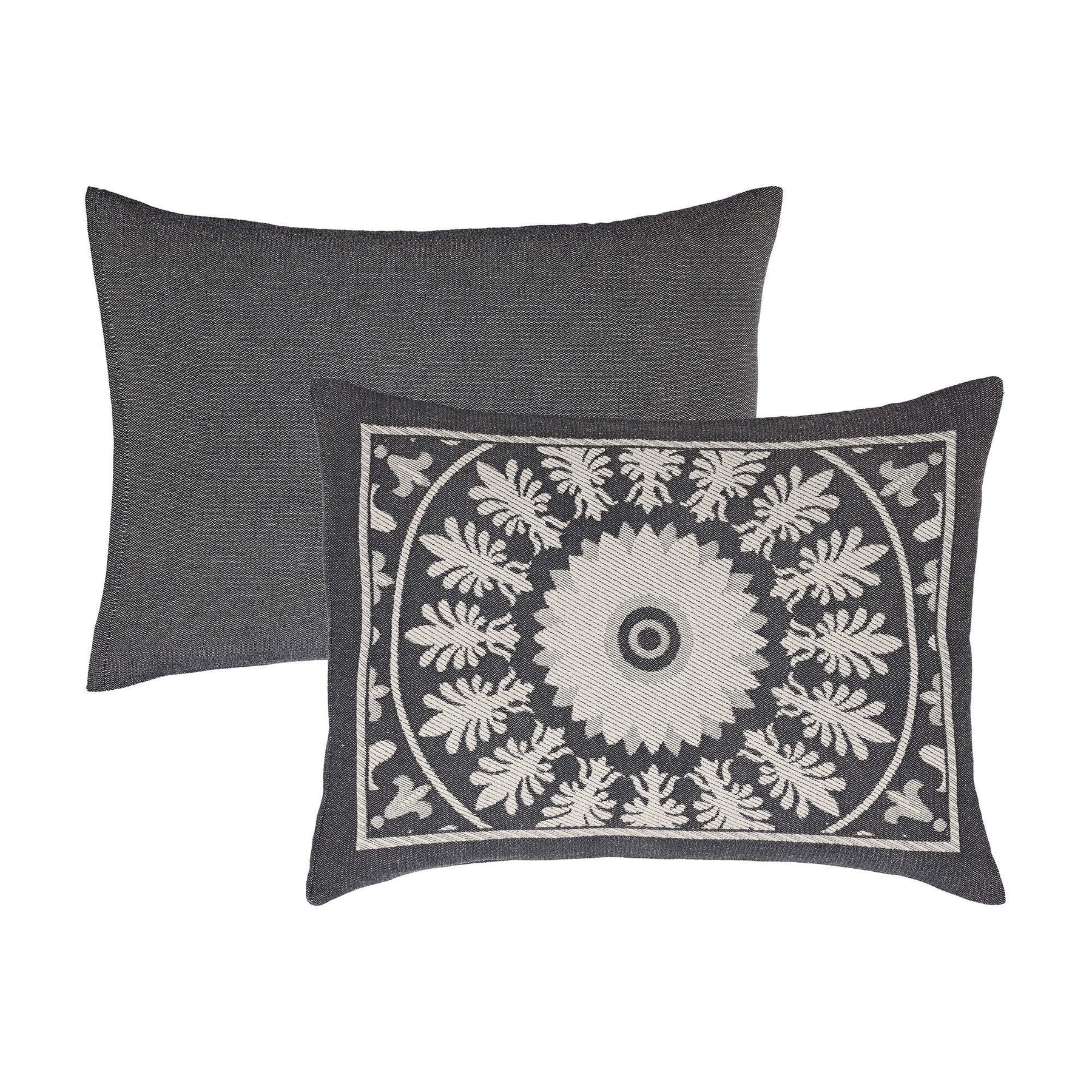 Kymbal Cotton Blend Woven Medallion Jacquard Bedspread Set