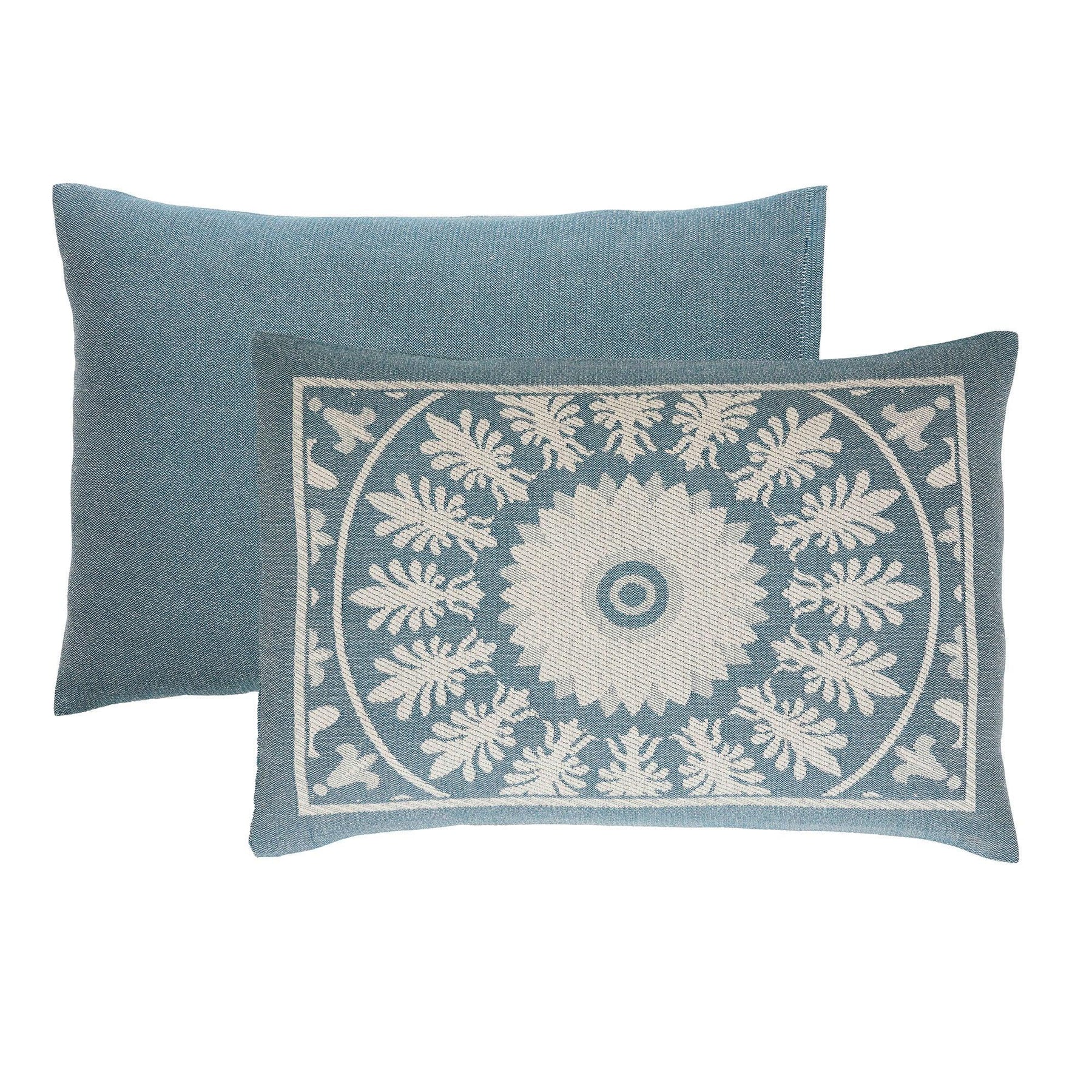 Kymbal Cotton Blend Woven Medallion Jacquard Bedspread Set