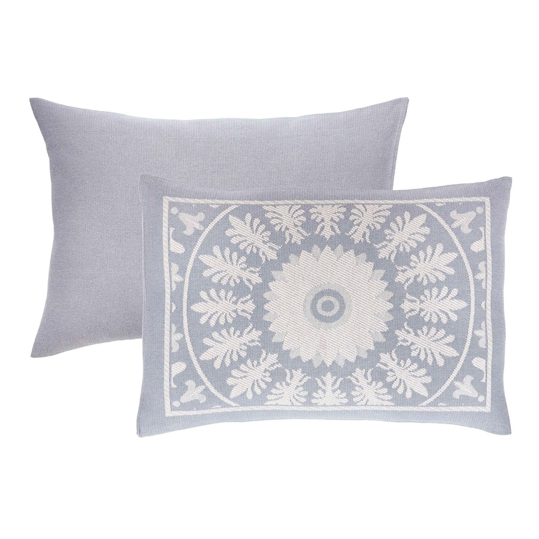 Kymbal Cotton Blend Woven Medallion Jacquard Bedspread Set