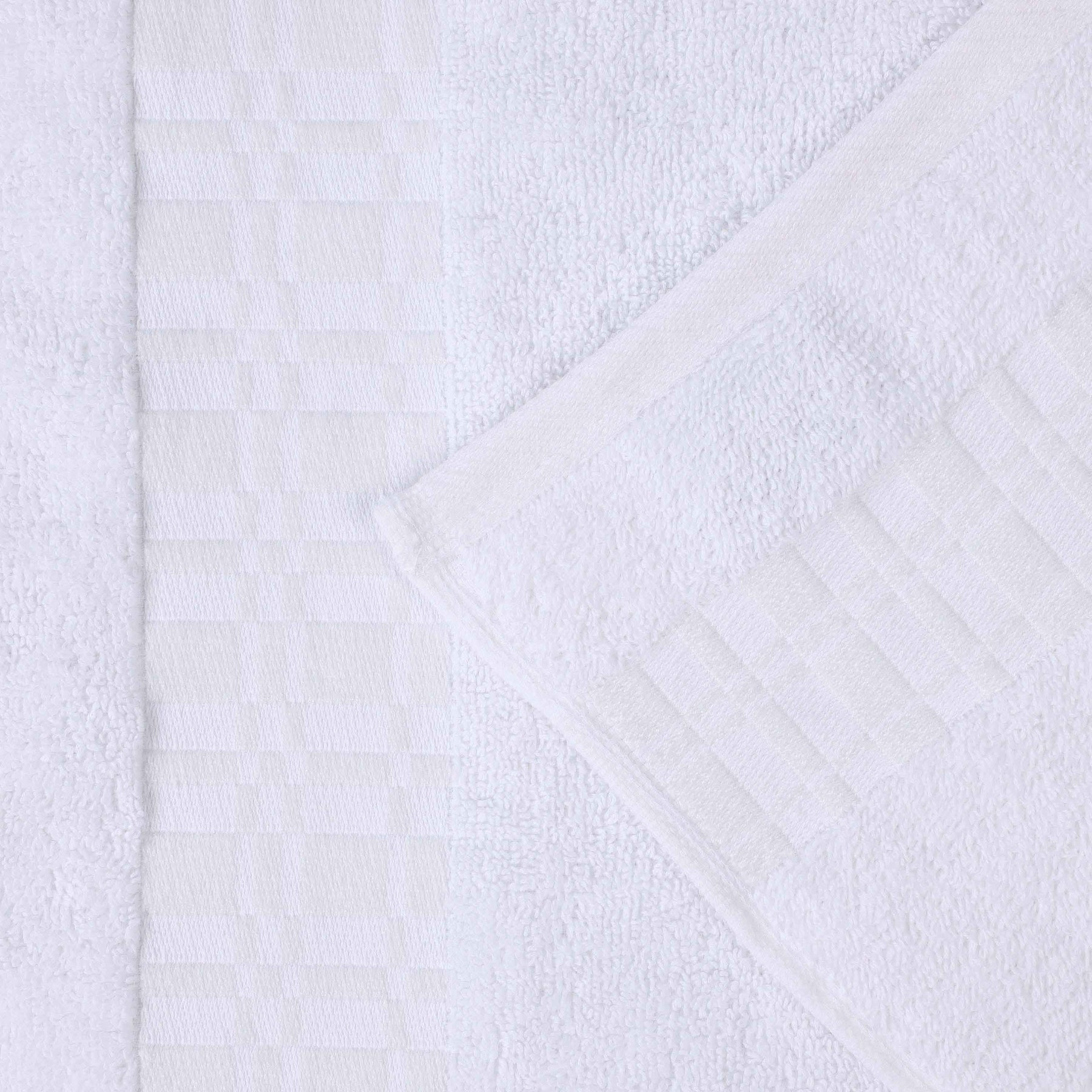 Larissa Cotton Geometric Border 3 Piece Assorted Towel Set