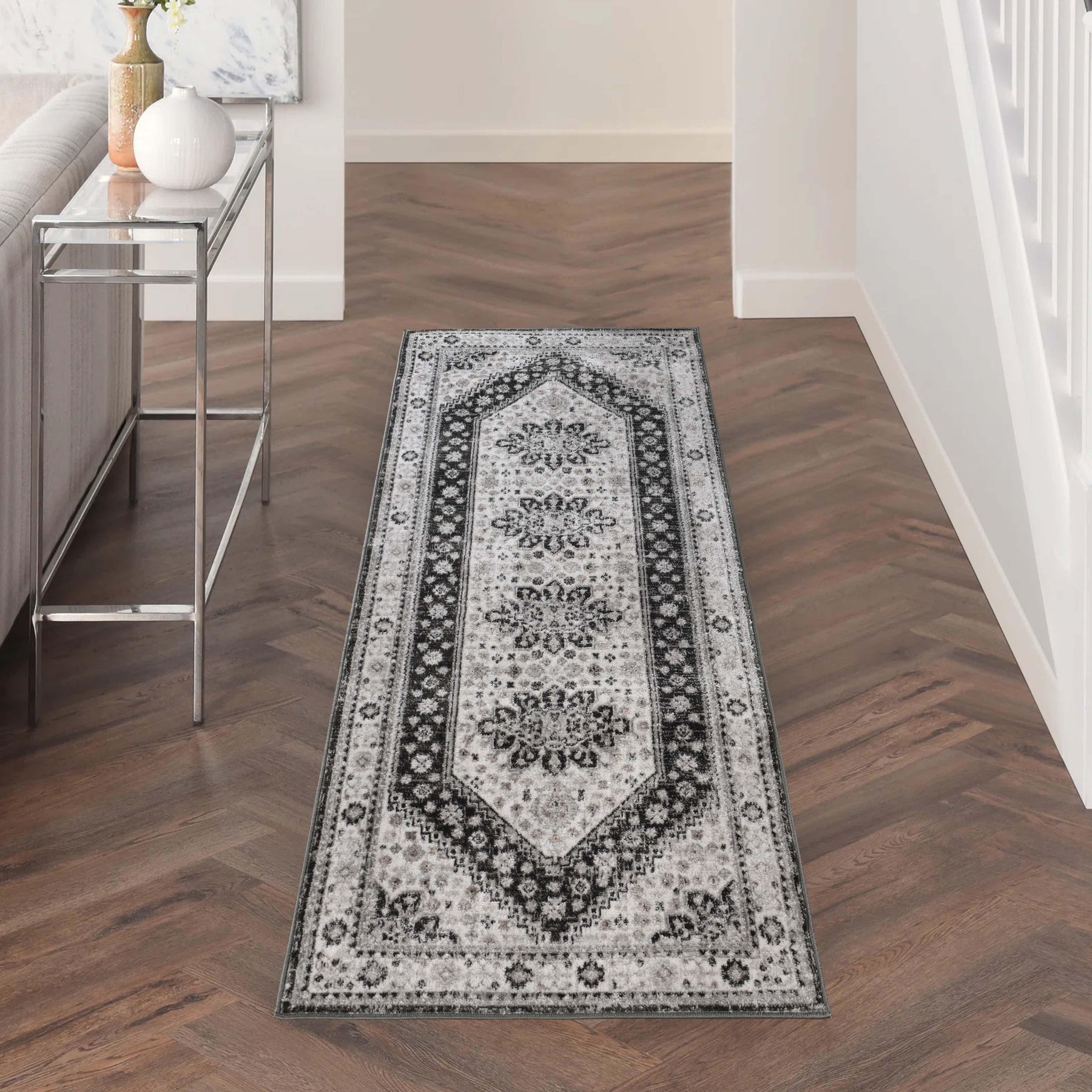 Layland Classic Vintage Medallion Indoor Area Rug or Runner