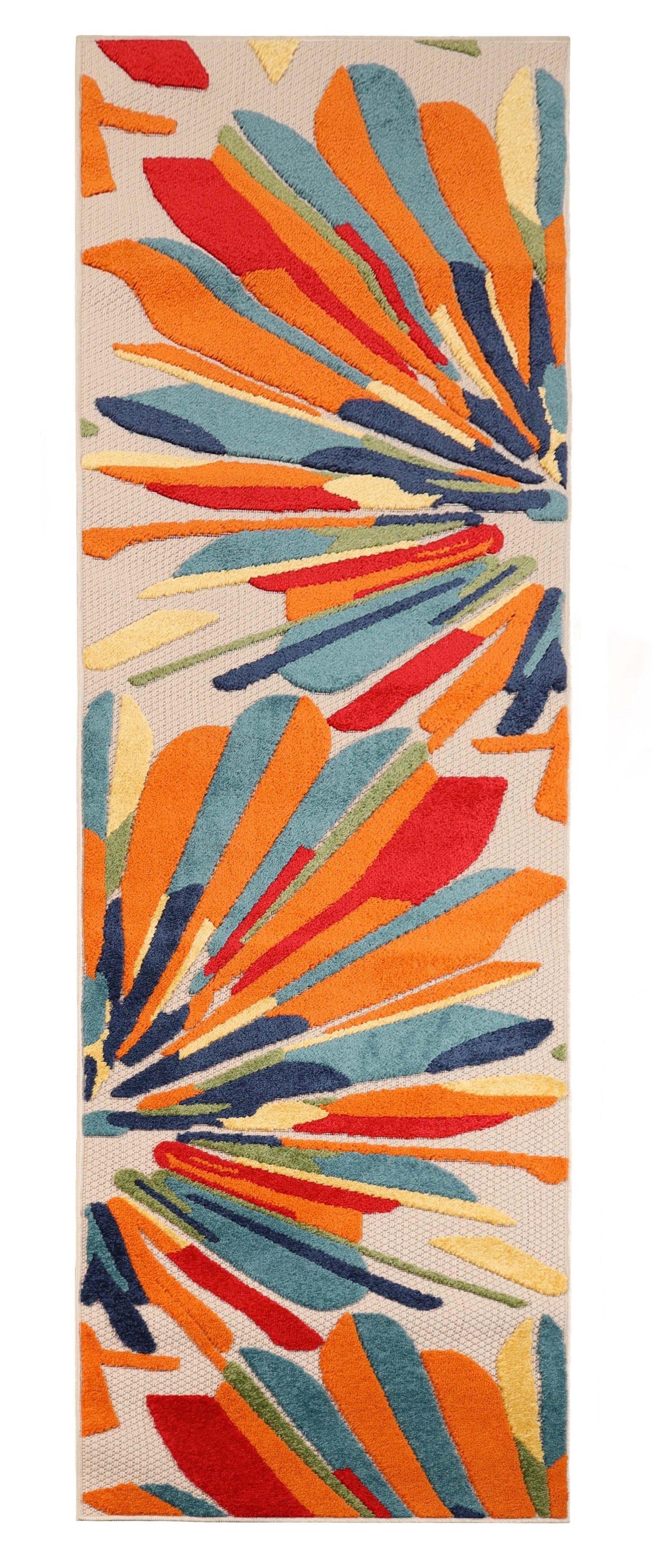 Leander Geometric Abstract Area Rug Modern Indoor Outdoor Rugs
