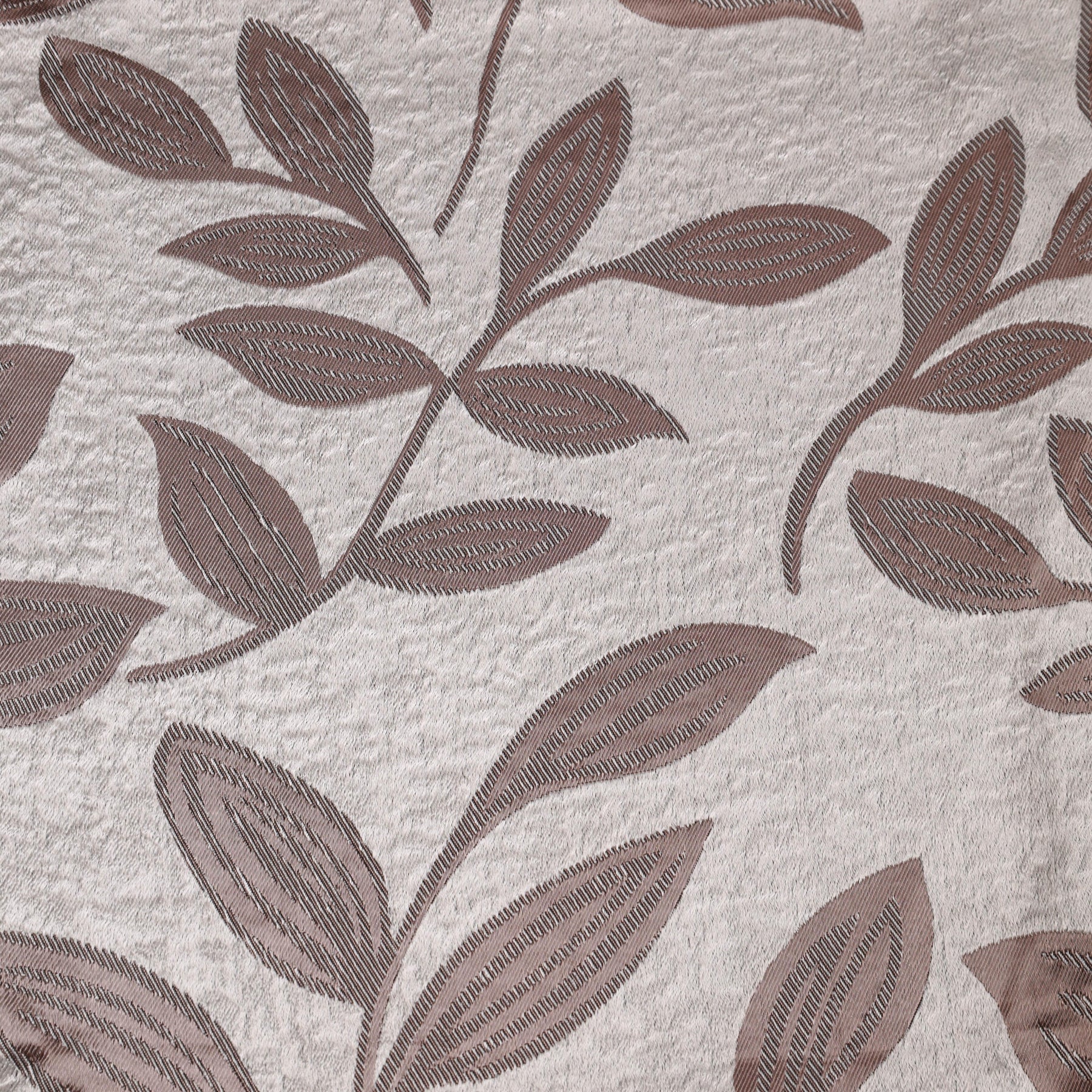 Leaves Machine Washable Room Darkening Blackout Curtains, Set of 2