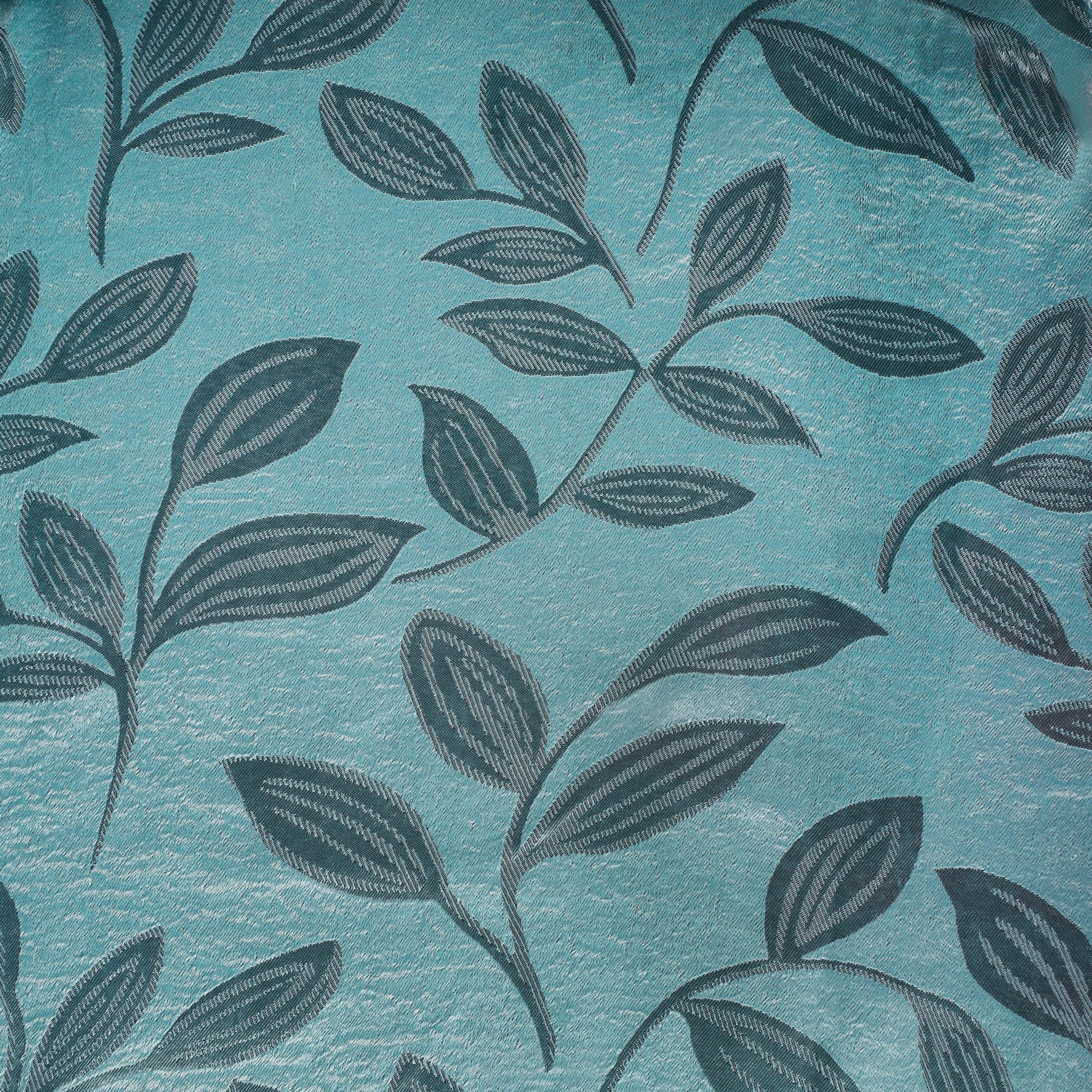 Leaves Machine Washable Room Darkening Blackout Curtains, Set of 2