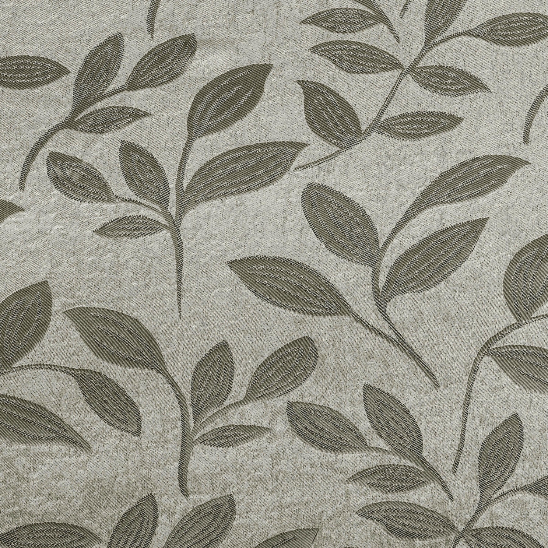 Leaves Machine Washable Room Darkening Blackout Curtains, Set of 2