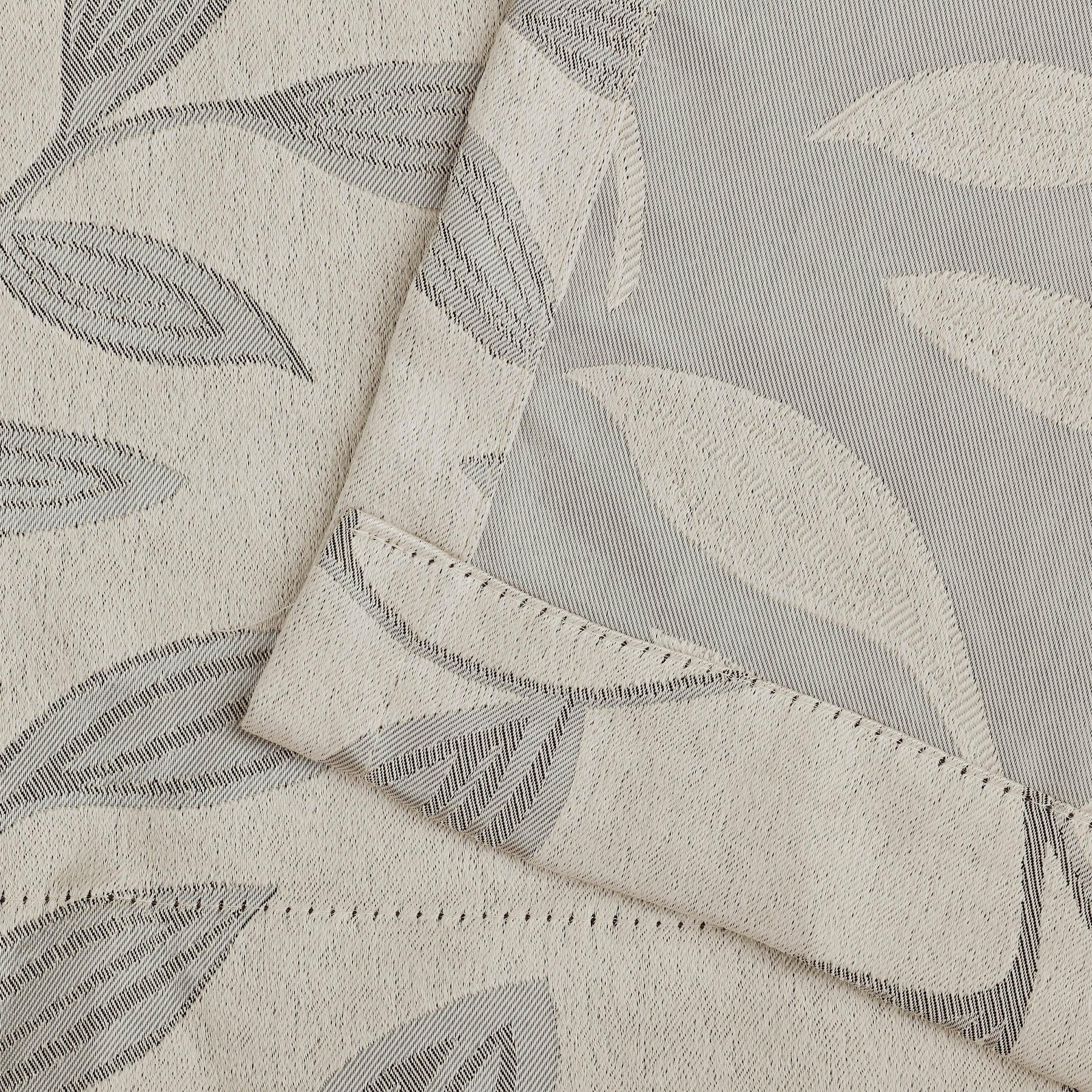 Leaves Machine Washable Room Darkening Blackout Curtains, Set of 2