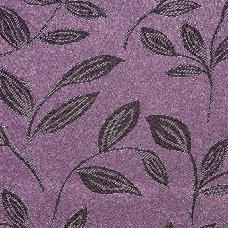 Leaves Machine Washable Room Darkening Blackout Curtains, Set of 2