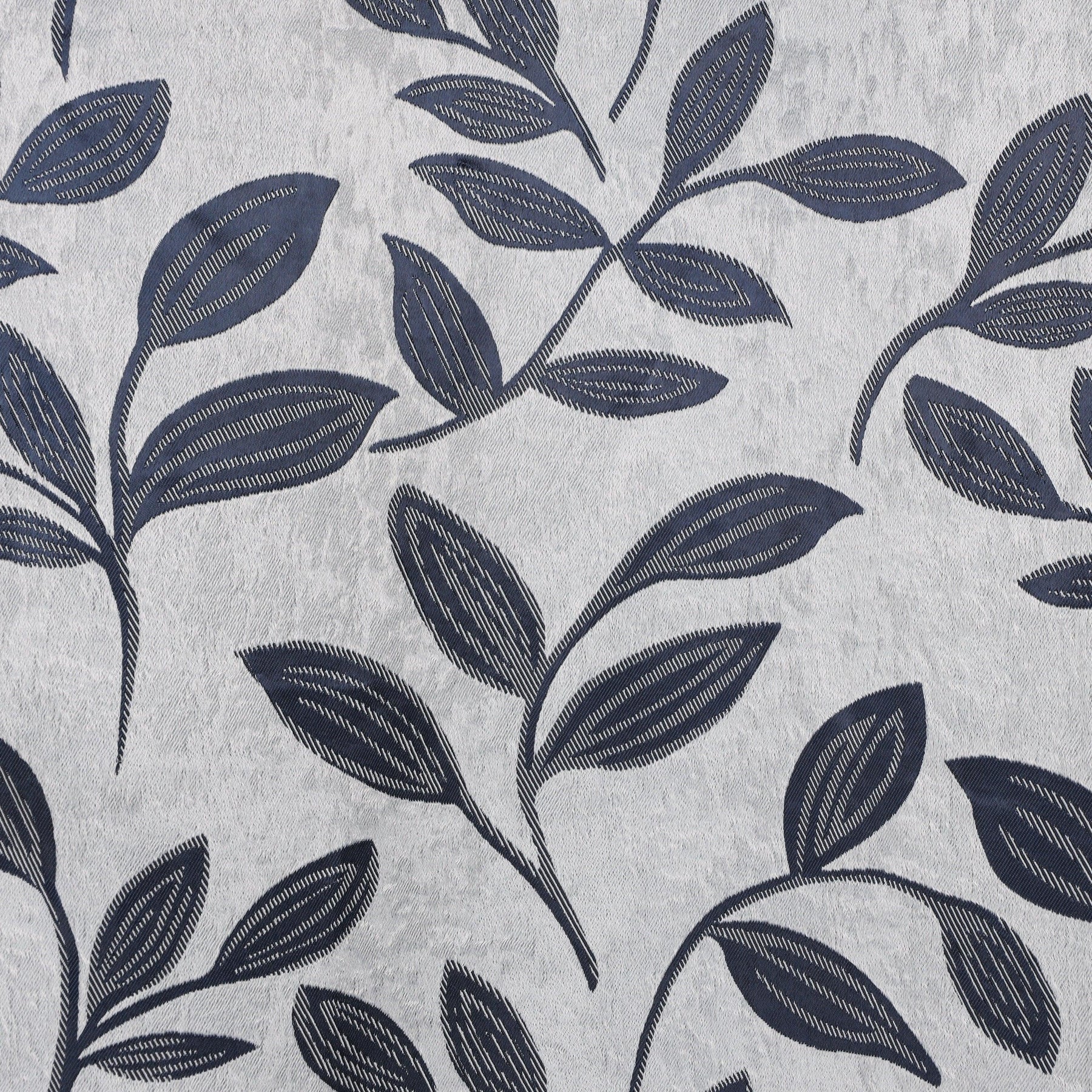 Leaves Machine Washable Room Darkening Blackout Curtains, Set of 2