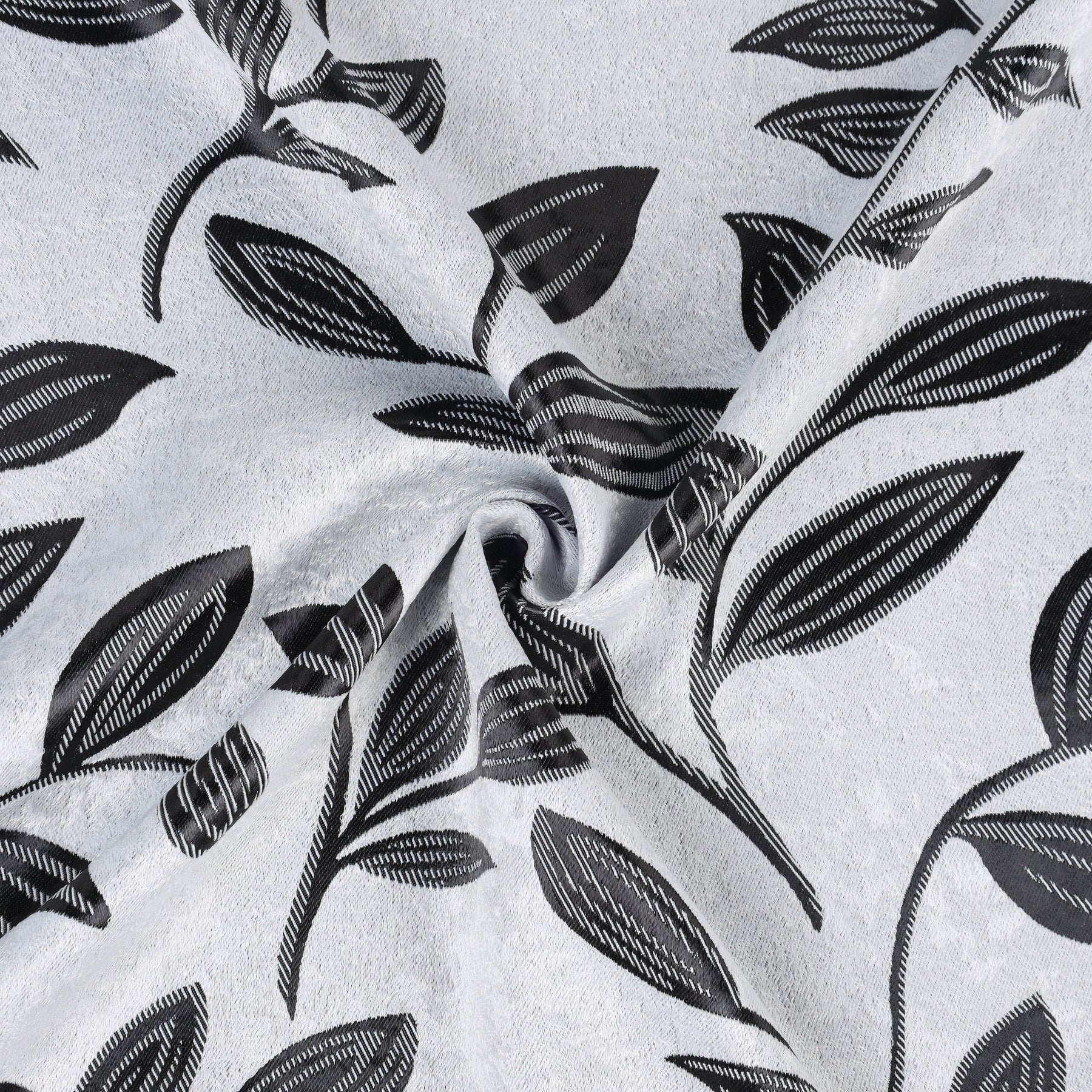 Leaves Room Darkening Grommet Blackout Curtain Panels, Set of 2