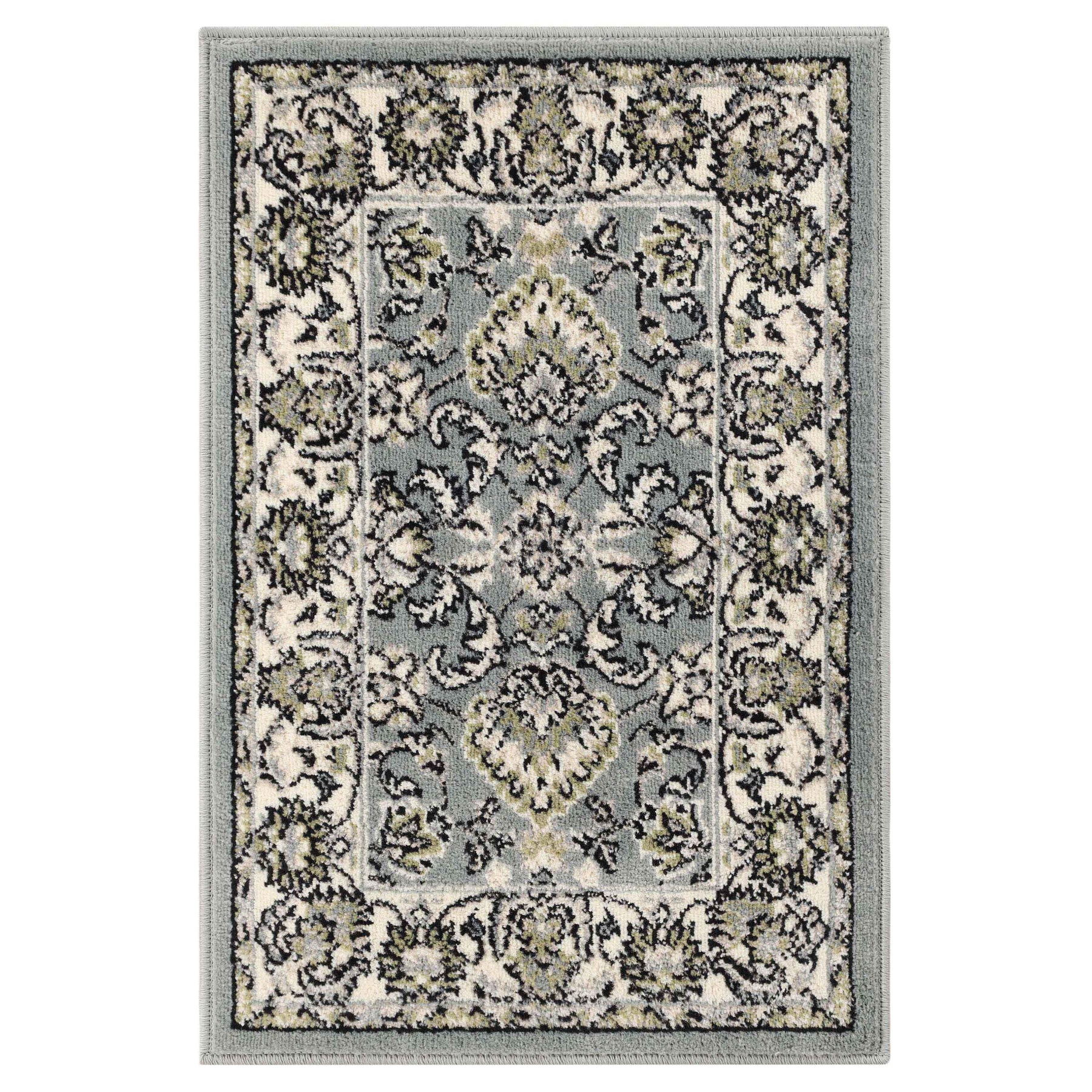 Lille Traditional Elegant Floral Textured Indoor Area Rug