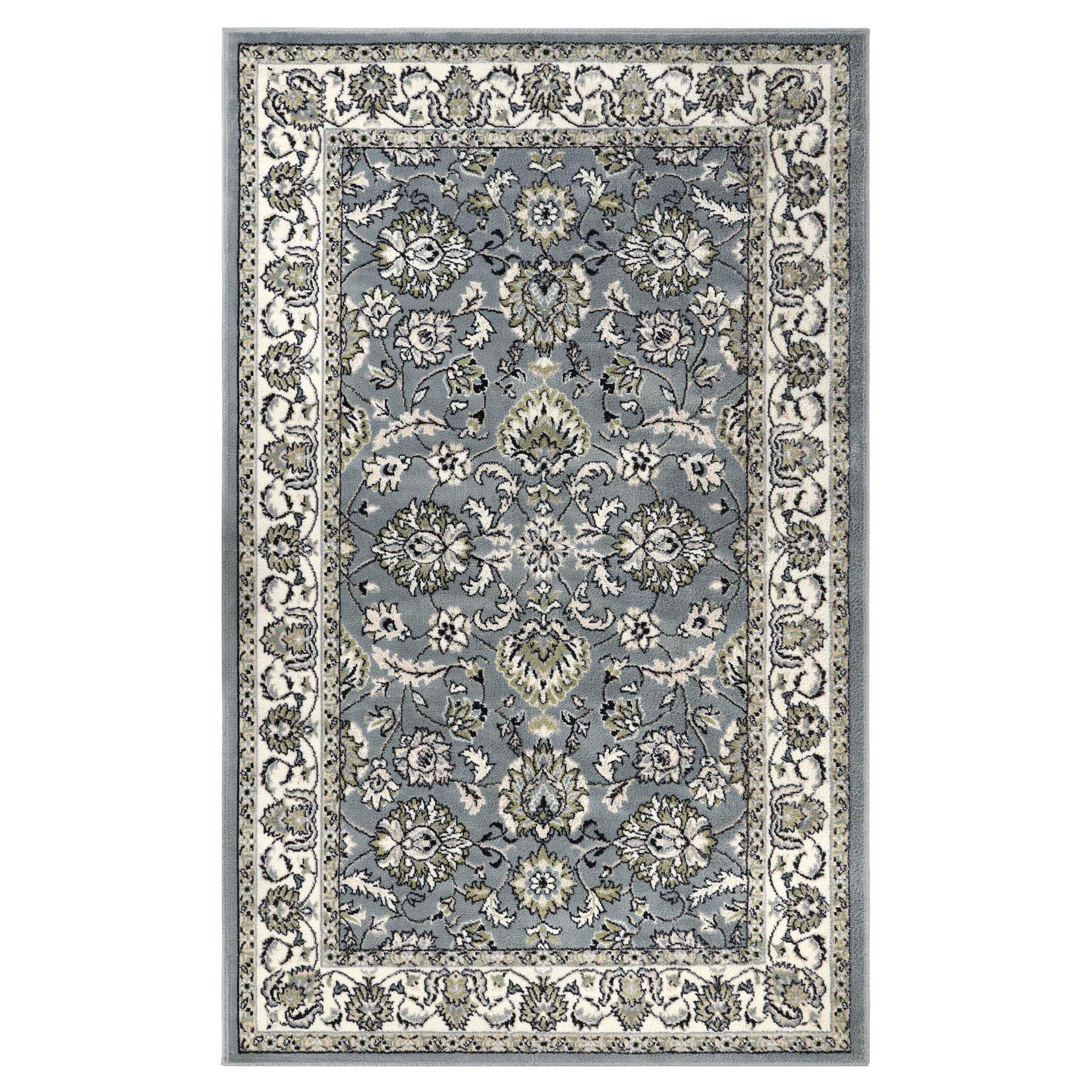 Lille Traditional Elegant Floral Textured Indoor Area Rug