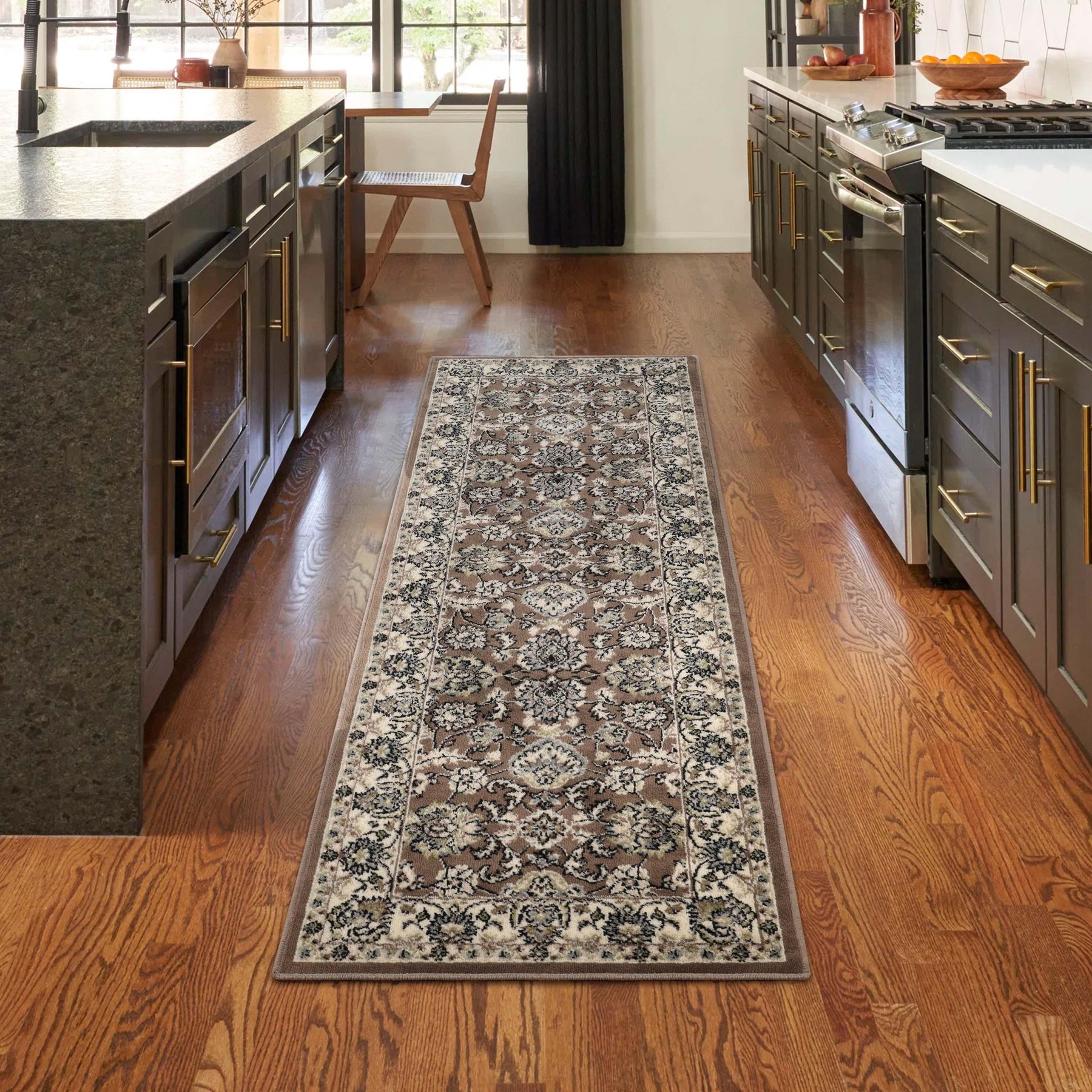 Lille Traditional Elegant Floral Textured Indoor Area Rug