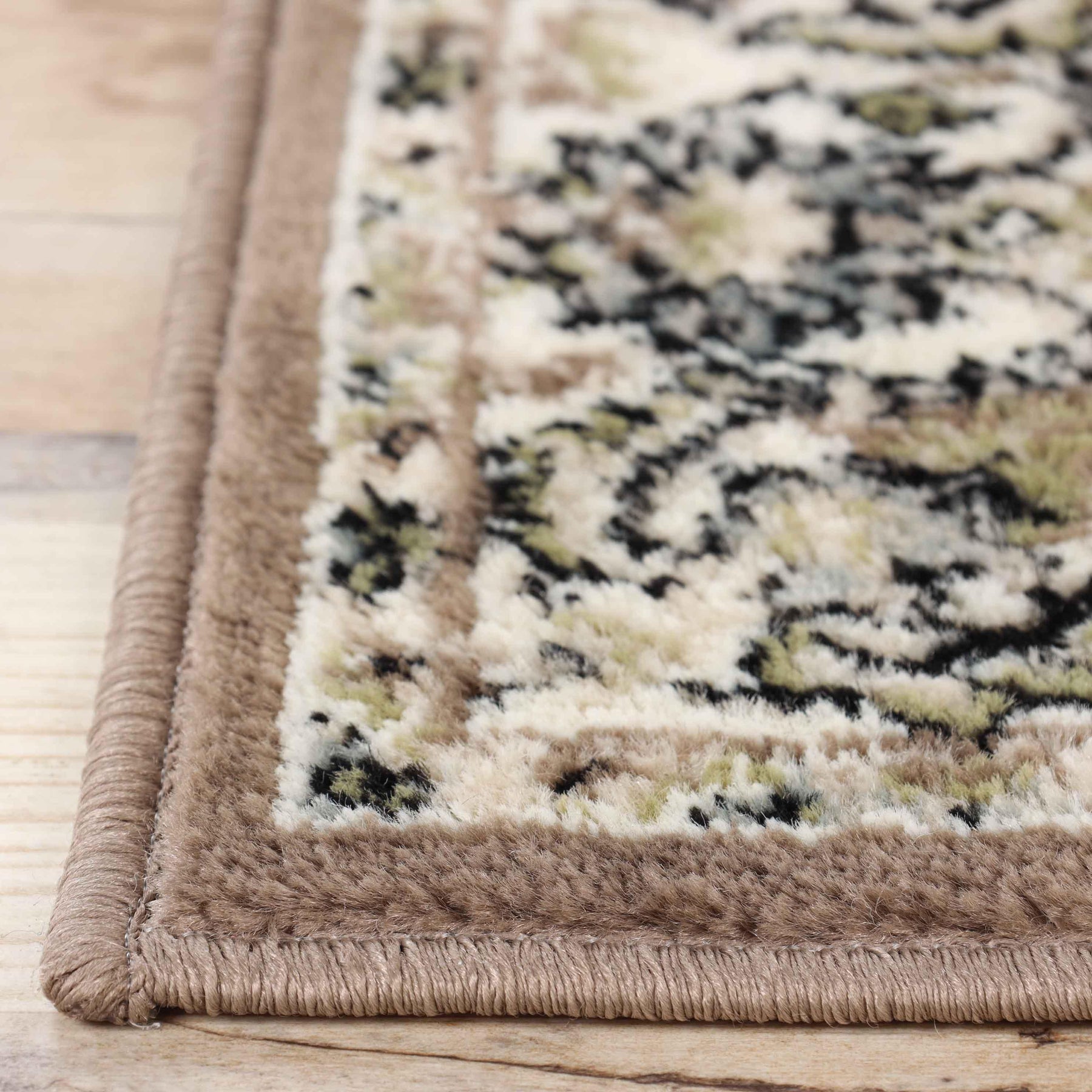Lille Traditional Elegant Floral Textured Indoor Area Rug