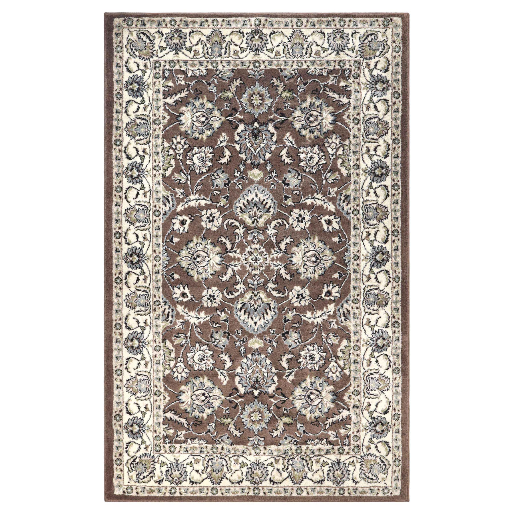 Lille Traditional Elegant Floral Textured Indoor Area Rug