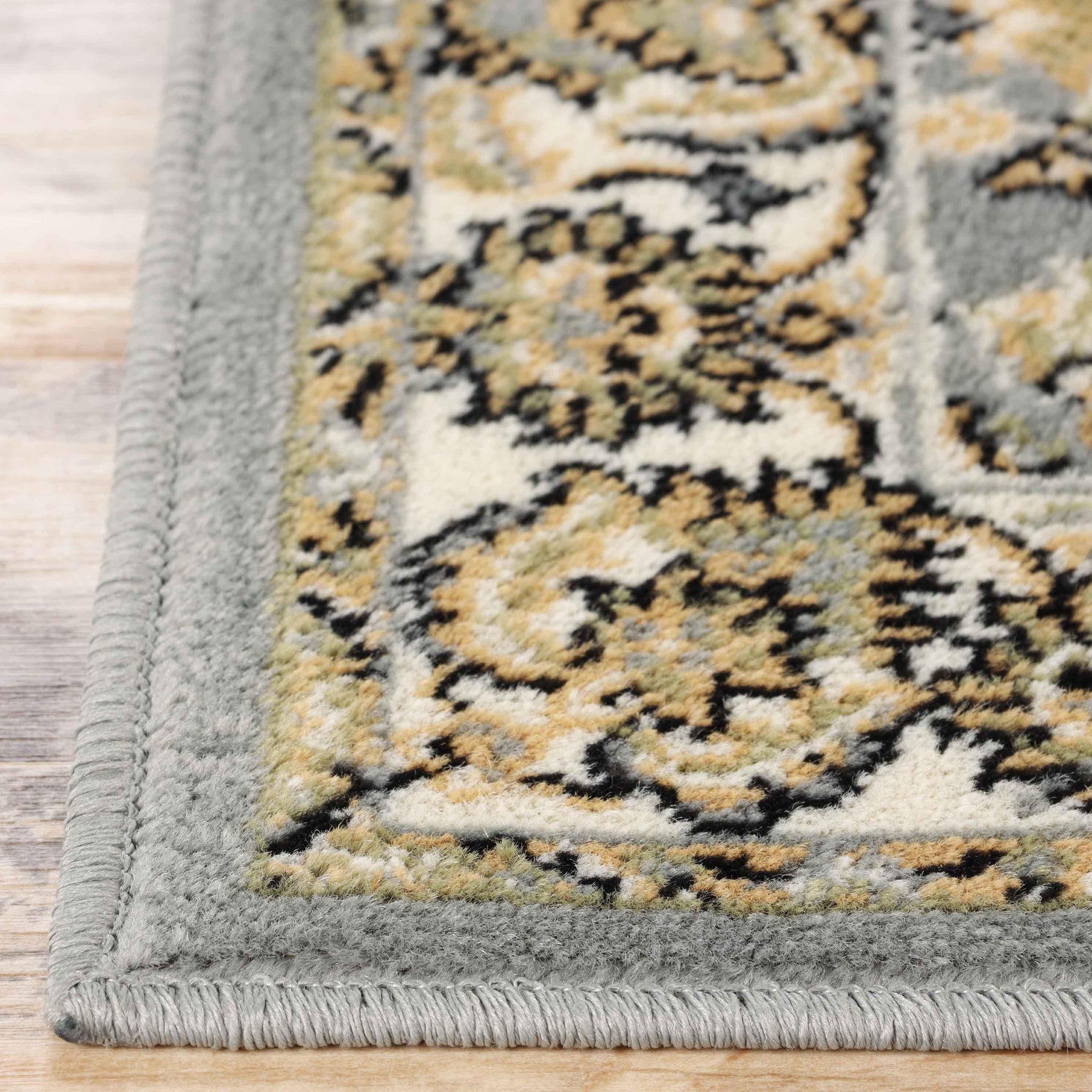 Lille Traditional Elegant Floral Textured Indoor Area Rug