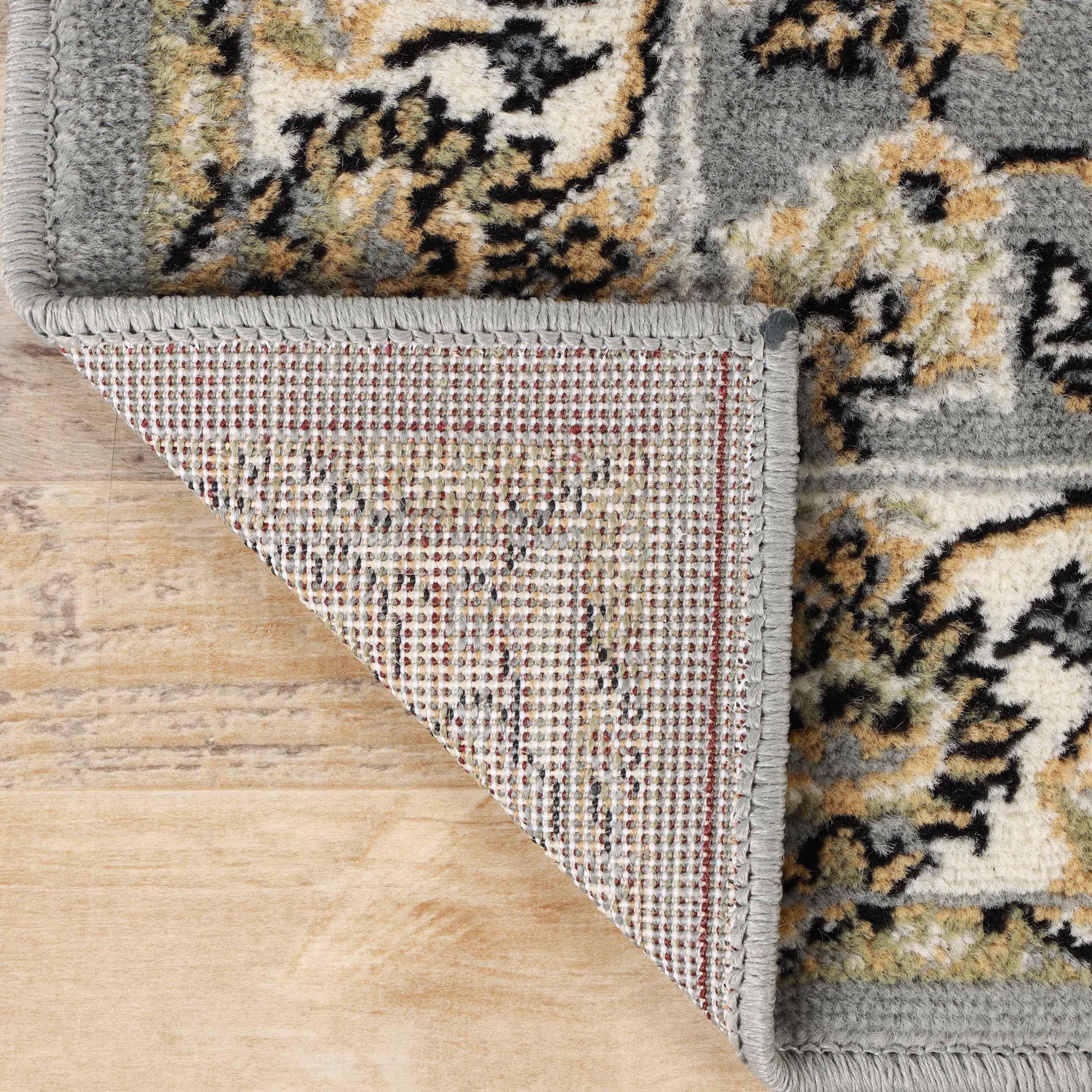 Lille Traditional Elegant Floral Textured Indoor Area Rug