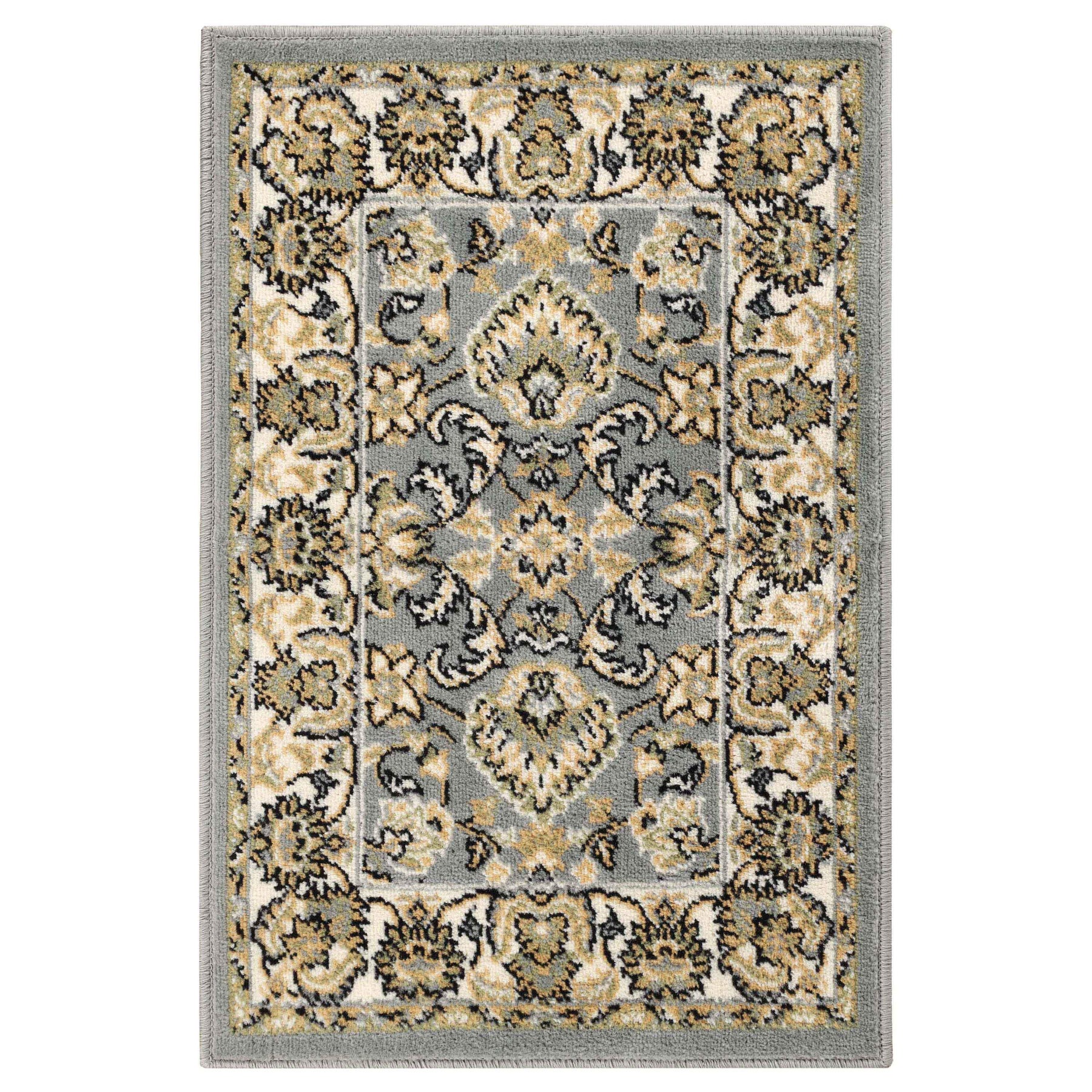 Lille Traditional Elegant Floral Textured Indoor Area Rug