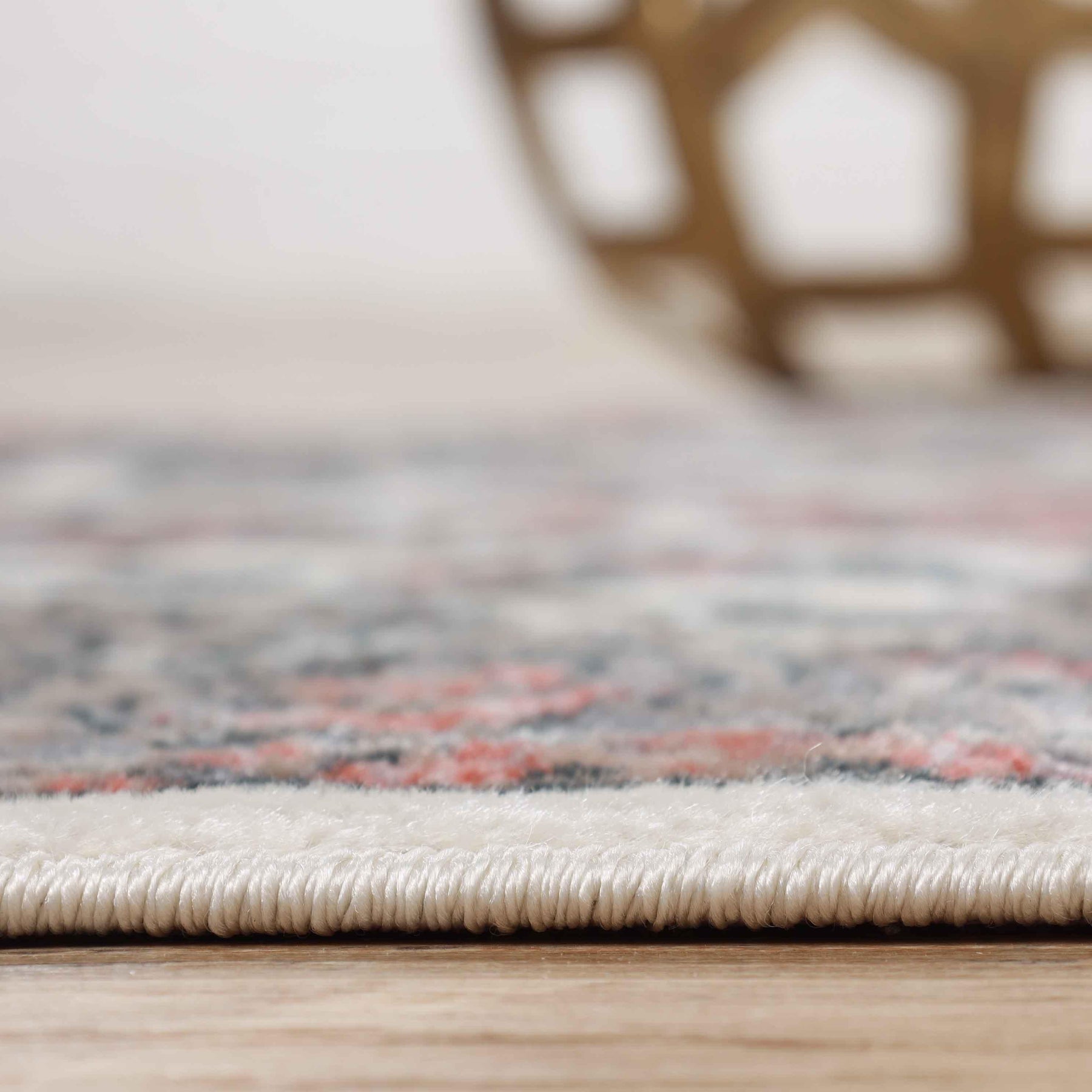 Lille Traditional Elegant Floral Textured Indoor Area Rug