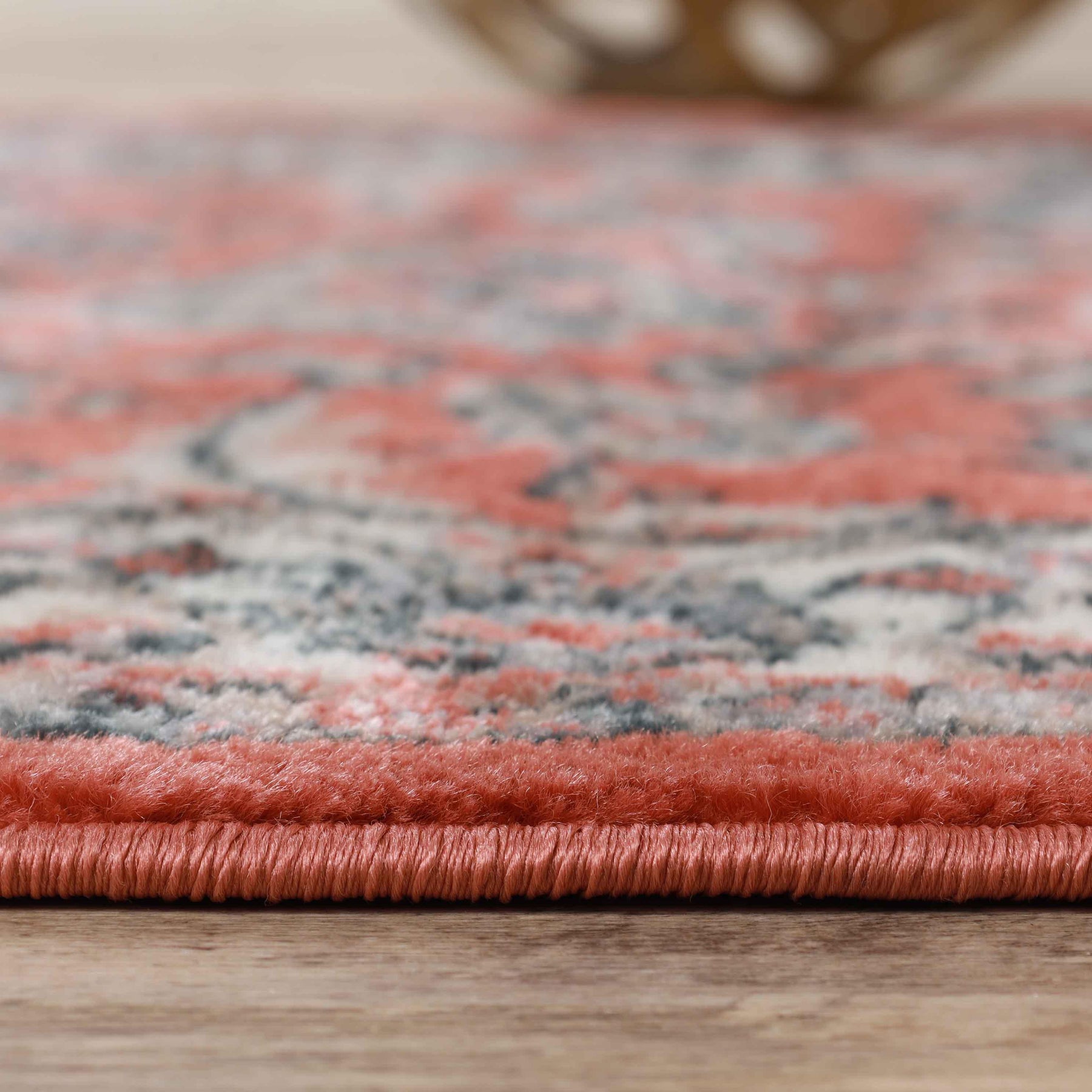 Lille Traditional Elegant Floral Textured Indoor Area Rug