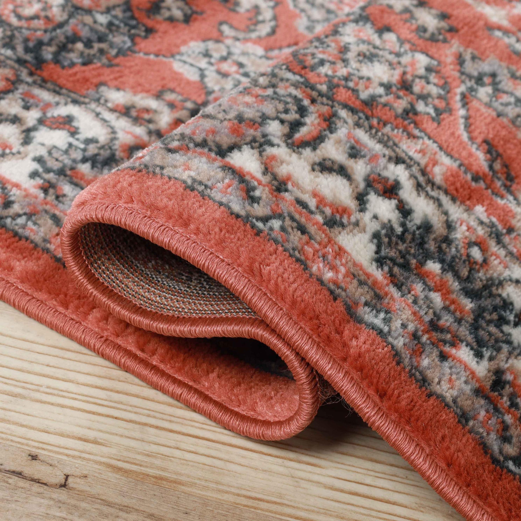 Lille Traditional Elegant Floral Textured Indoor Area Rug