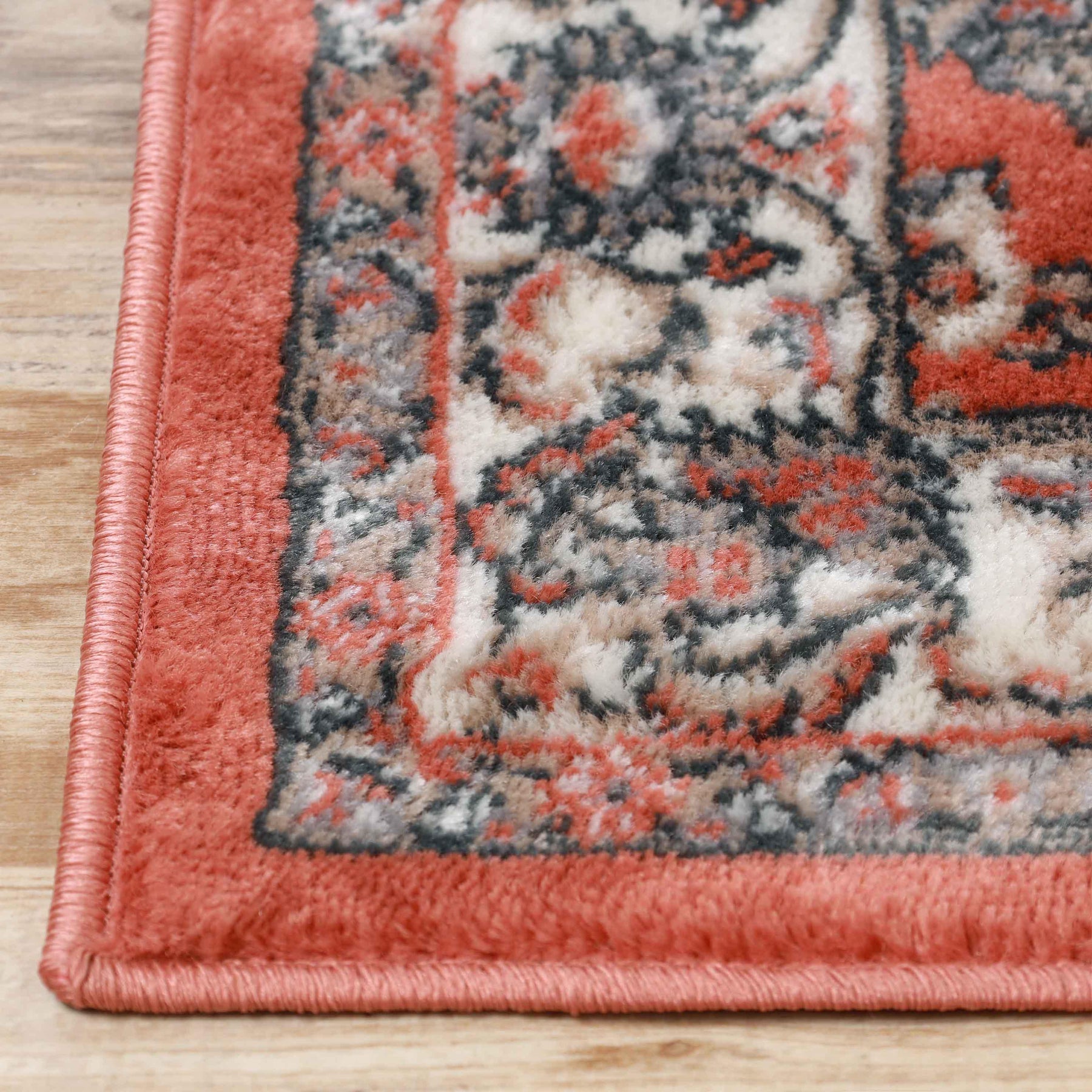 Lille Traditional Elegant Floral Textured Indoor Area Rug