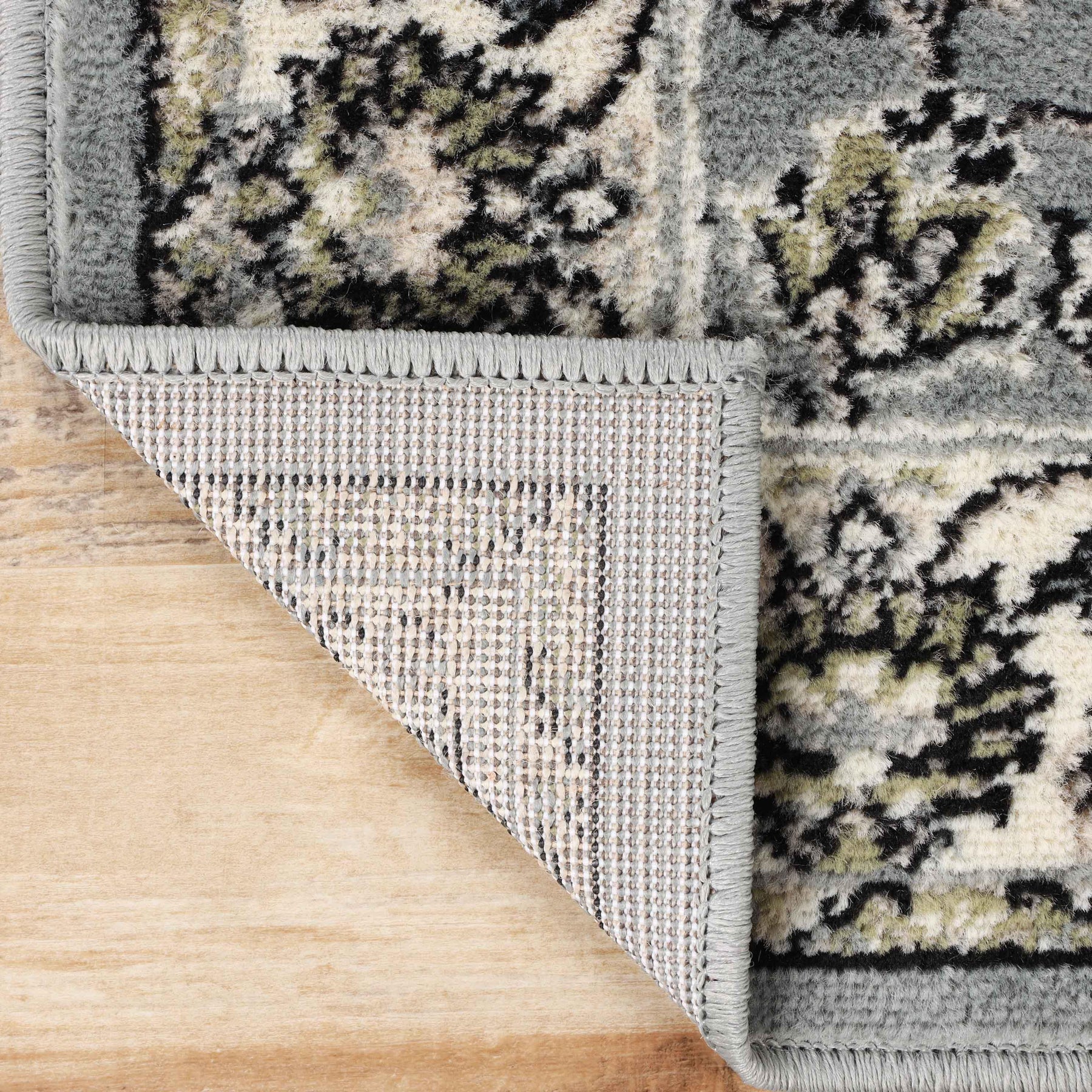Lille Traditional Elegant Floral Textured Indoor Area Rug
