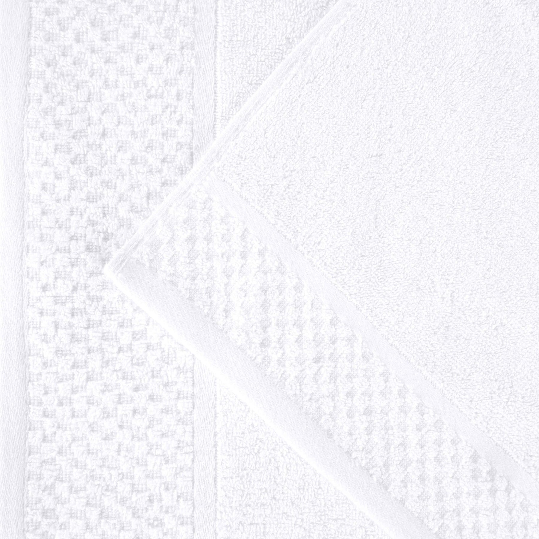 Lodie Cotton Jacquard Solid and Two-Toned 9 Piece Assorted Towel Set