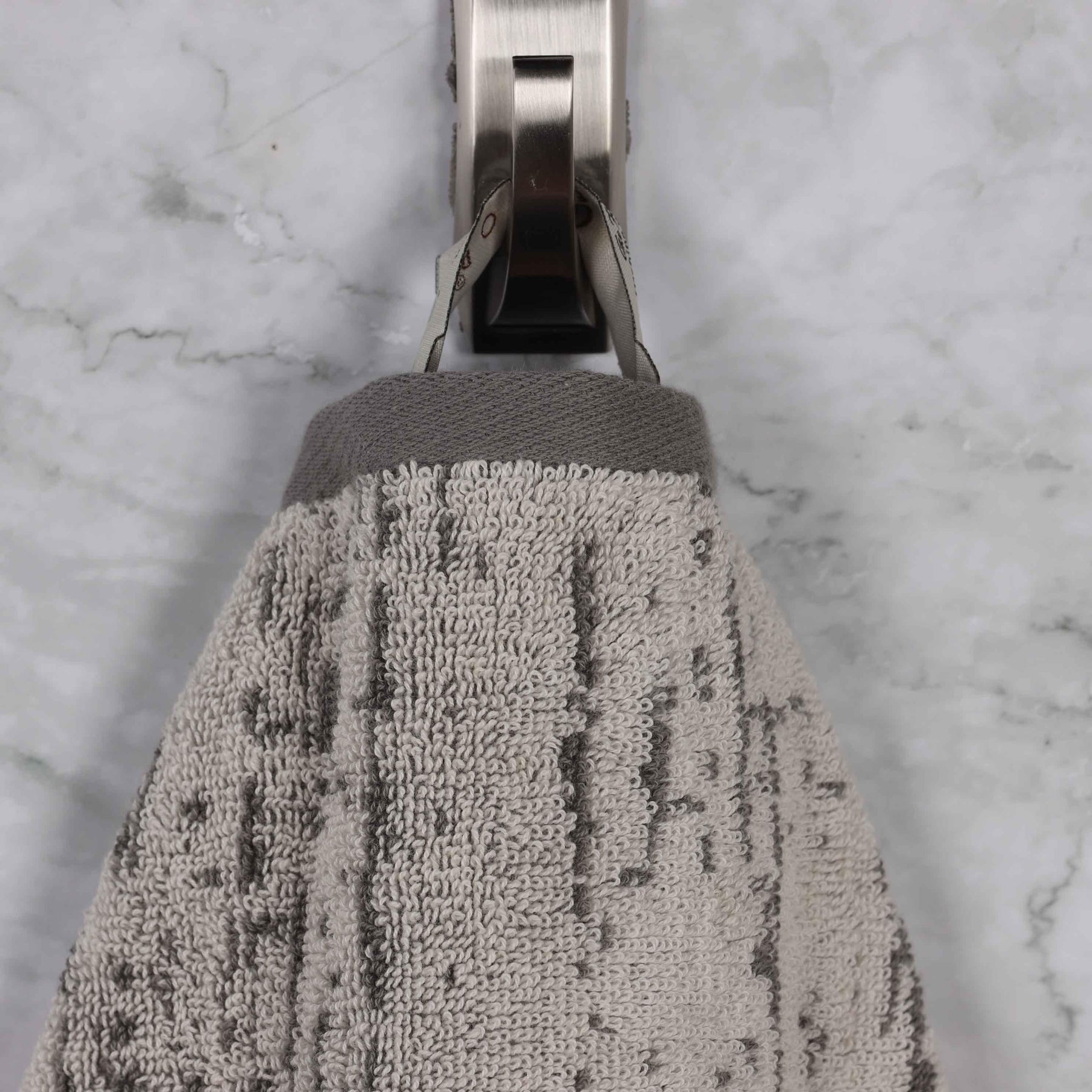 Lodie Cotton Jacquard Solid and Two-Toned Hand Towel Set of 6