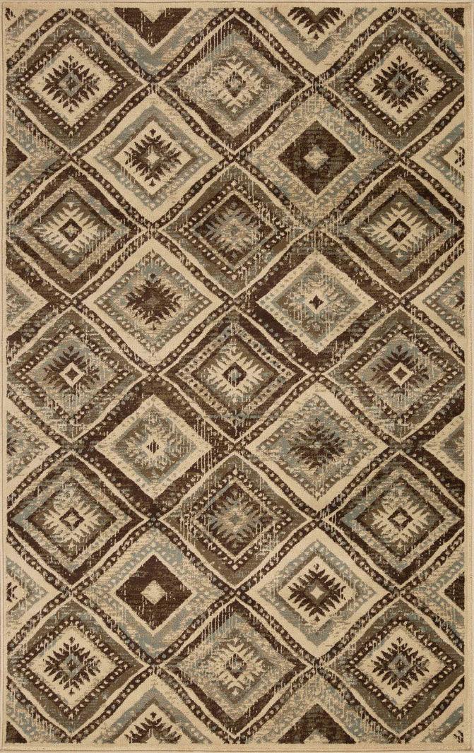 Losange Southwestern Diamonds Indoor Area Rugs or Runner Rug