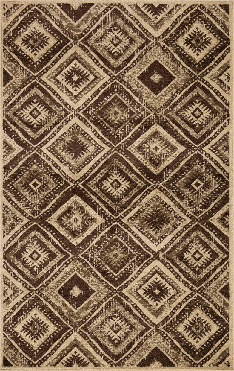 Losange Southwestern Diamonds Indoor Area Rugs or Runner Rug
