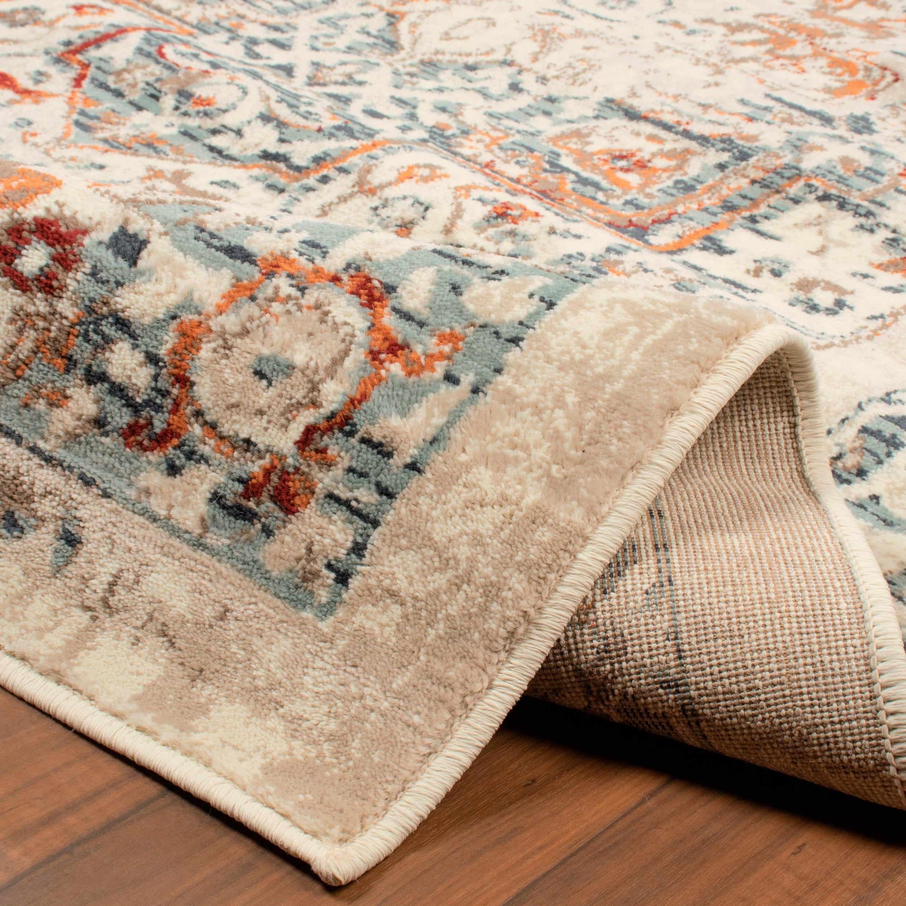 Lucida Distressed Medallion Area Rug