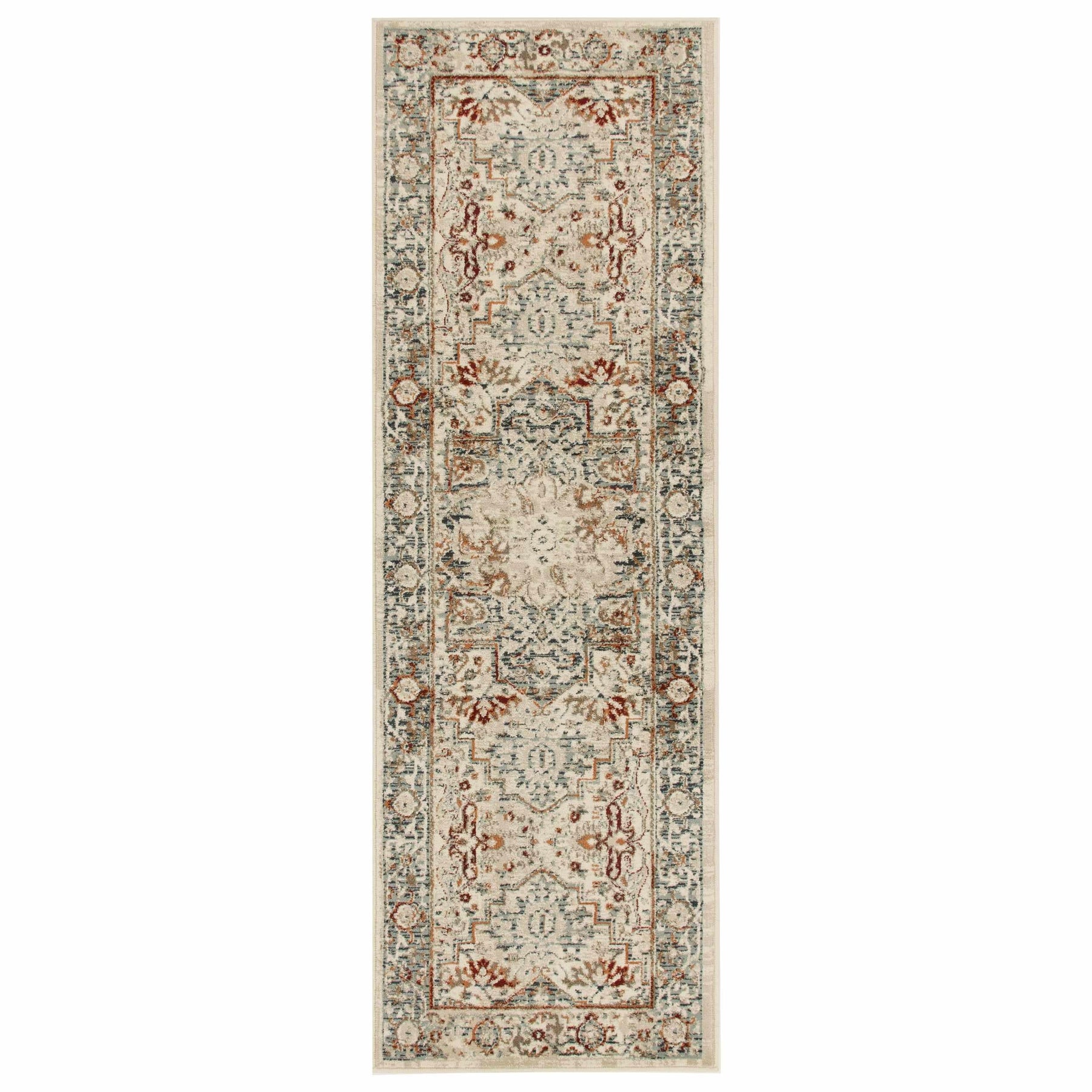 Lucida Distressed Medallion Area Rug