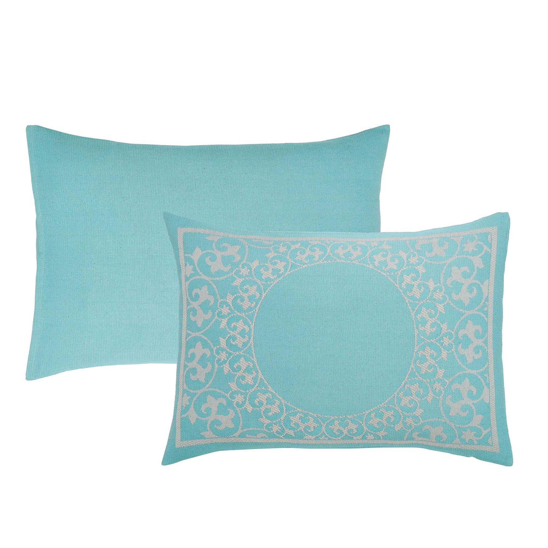 Lyron Cotton Blend Woven Jacquard Floral Scroll Bedspread Set