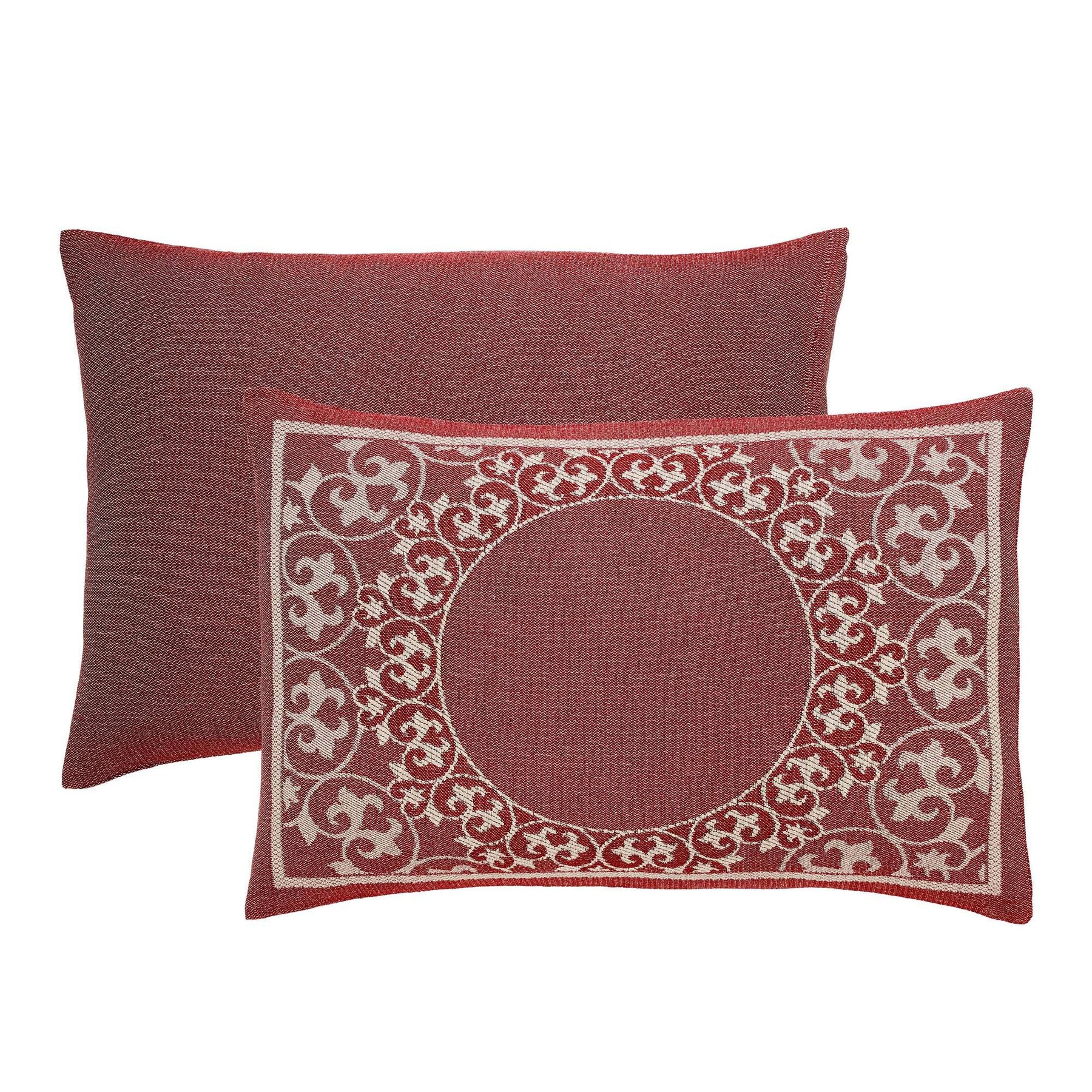 Lyron Cotton Blend Woven Jacquard Floral Scroll Bedspread Set