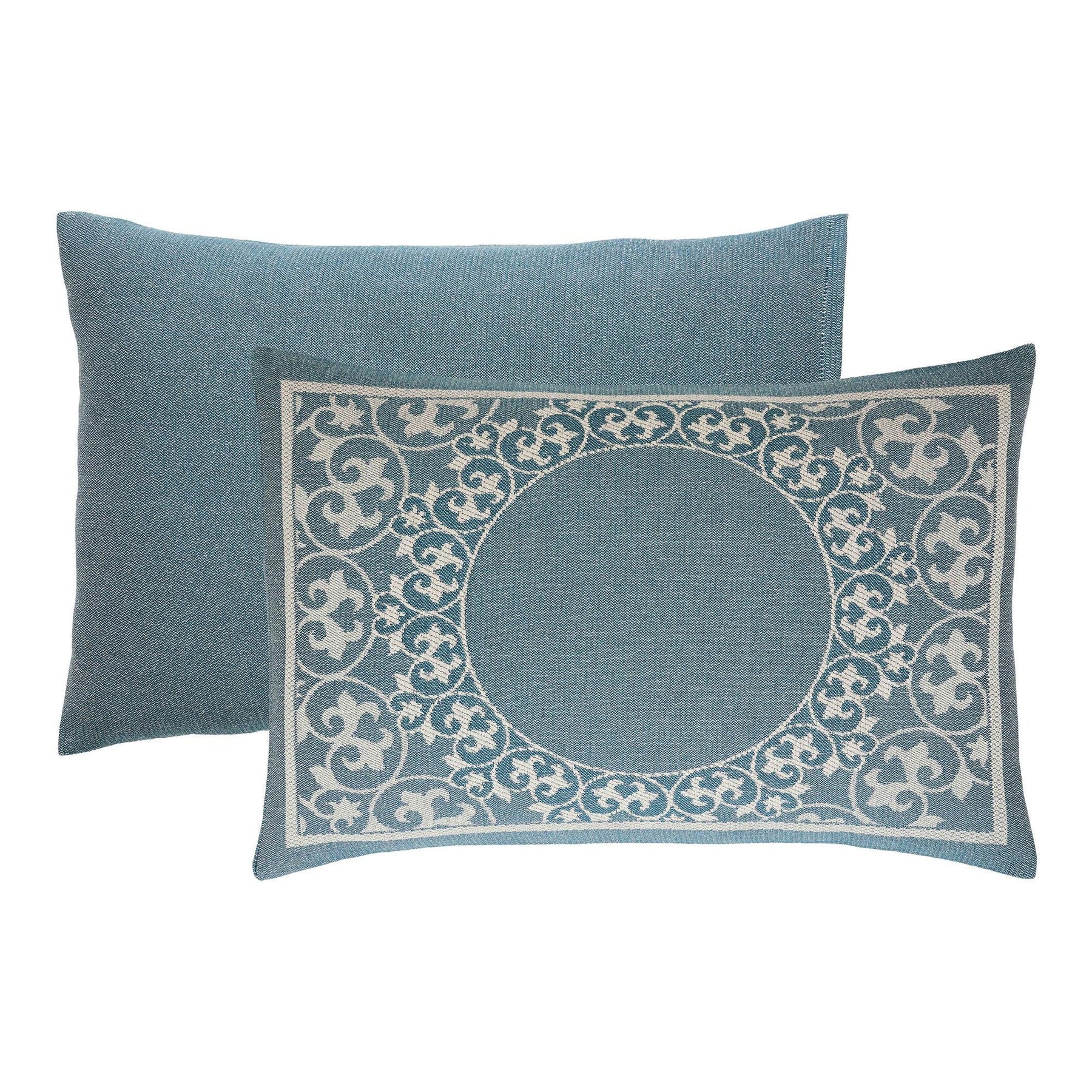Lyron Cotton Blend Woven Jacquard Floral Scroll Bedspread Set