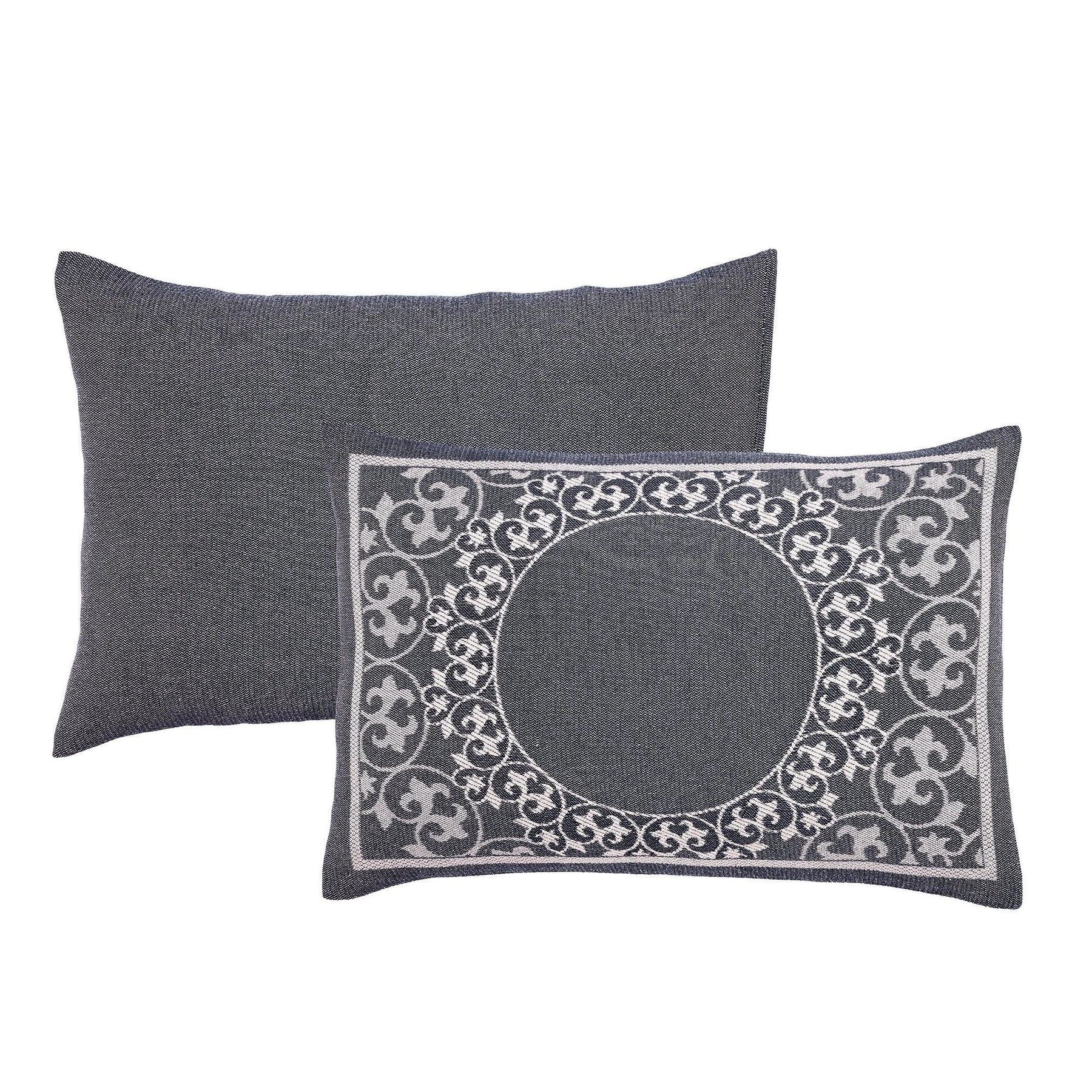 Lyron Cotton Blend Woven Jacquard Floral Scroll Bedspread Set