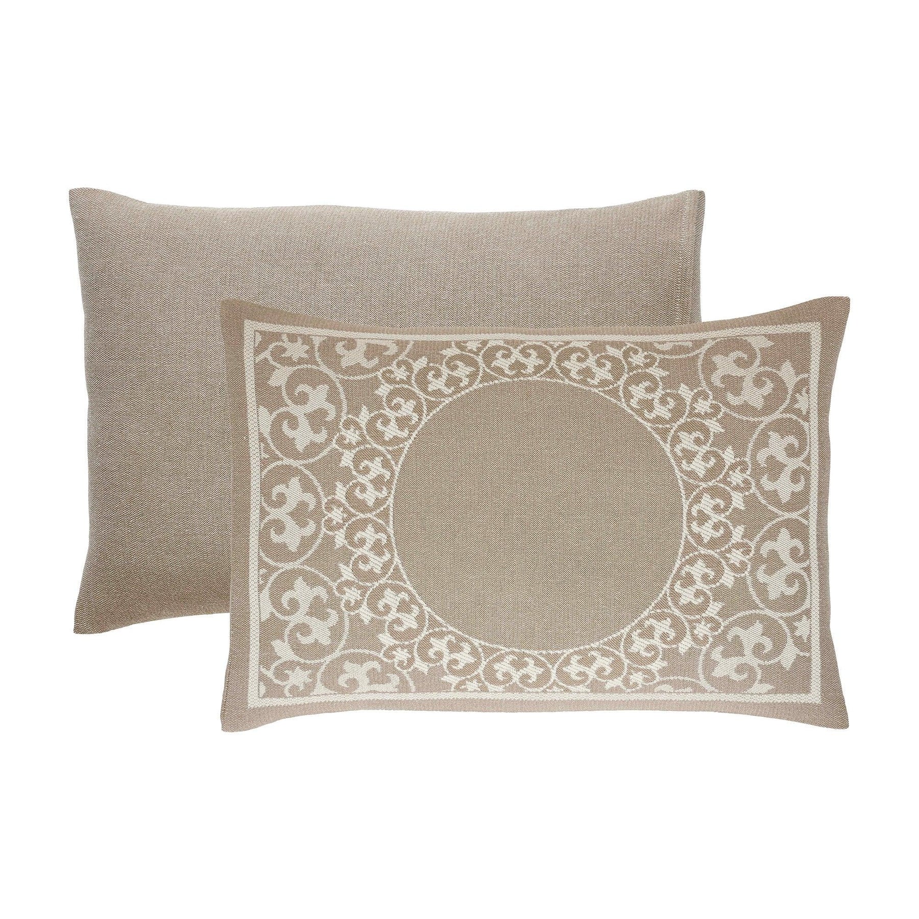 Lyron Cotton Blend Woven Jacquard Floral Scroll Bedspread Set