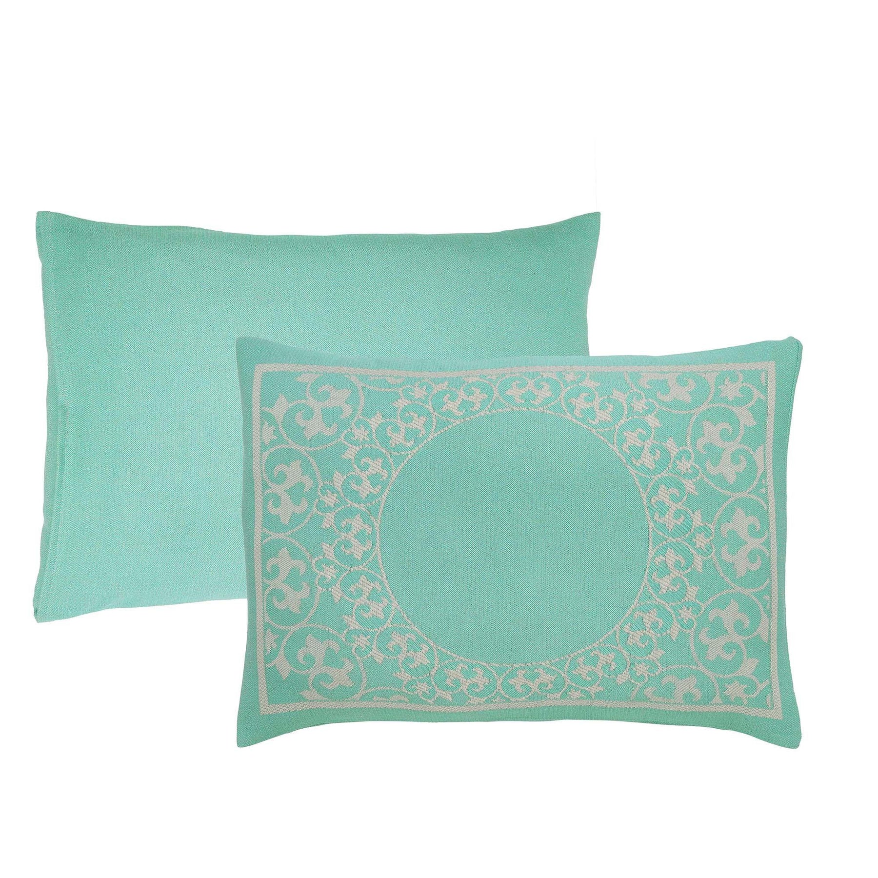 Lyron Cotton Blend Woven Jacquard Floral Scroll Bedspread Set