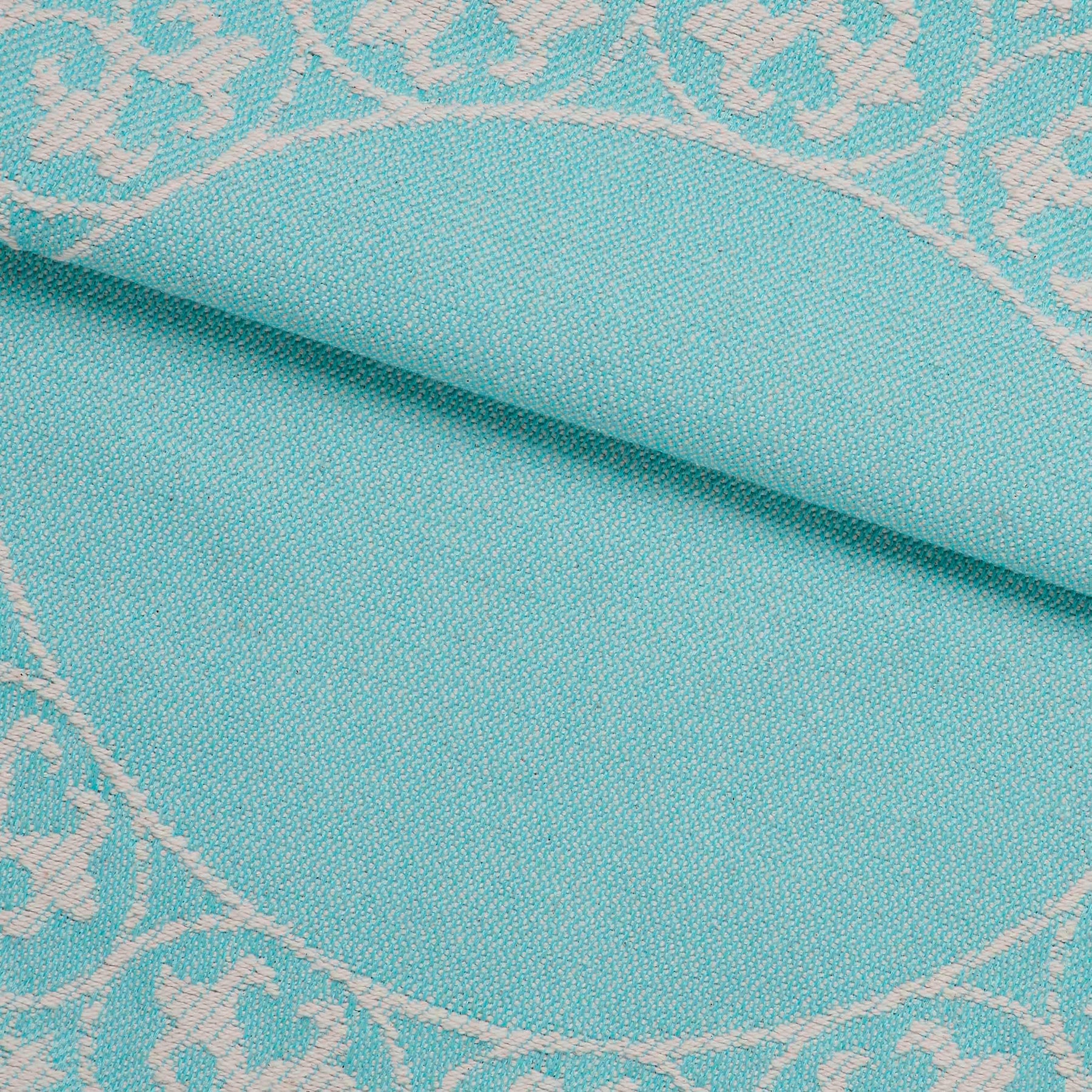 Lyron Cotton Blend Woven Jacquard Floral Scroll Bedspread Set