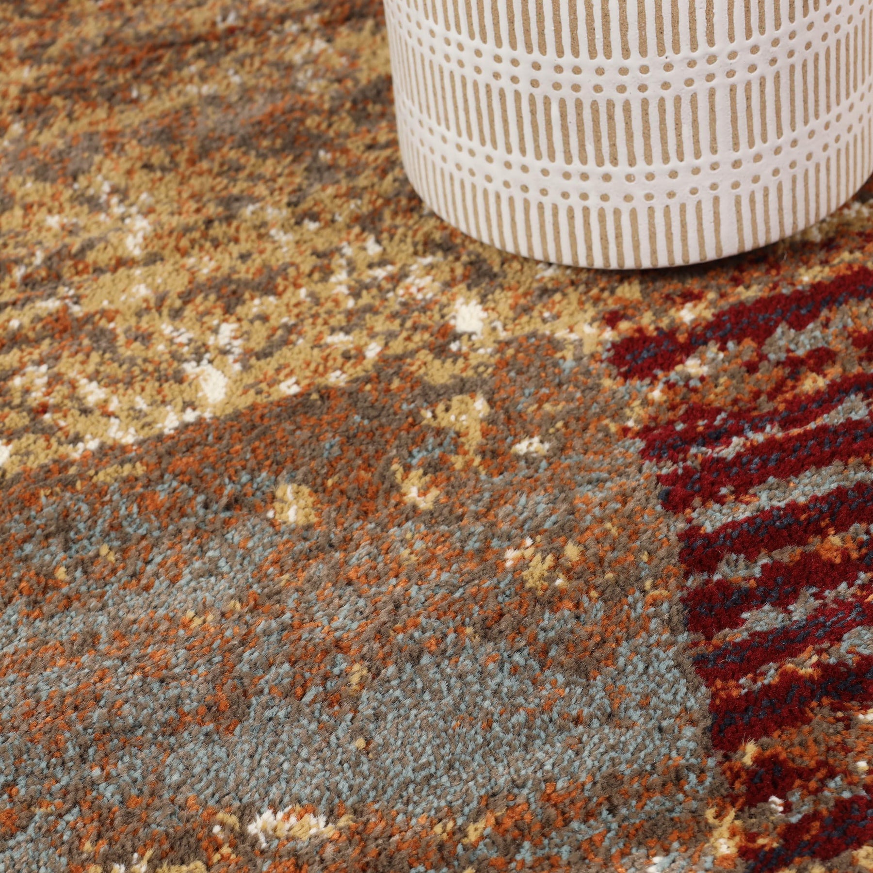 Mabel Transitional Abstract Striped Indoor Area Rugs or Runner Rug