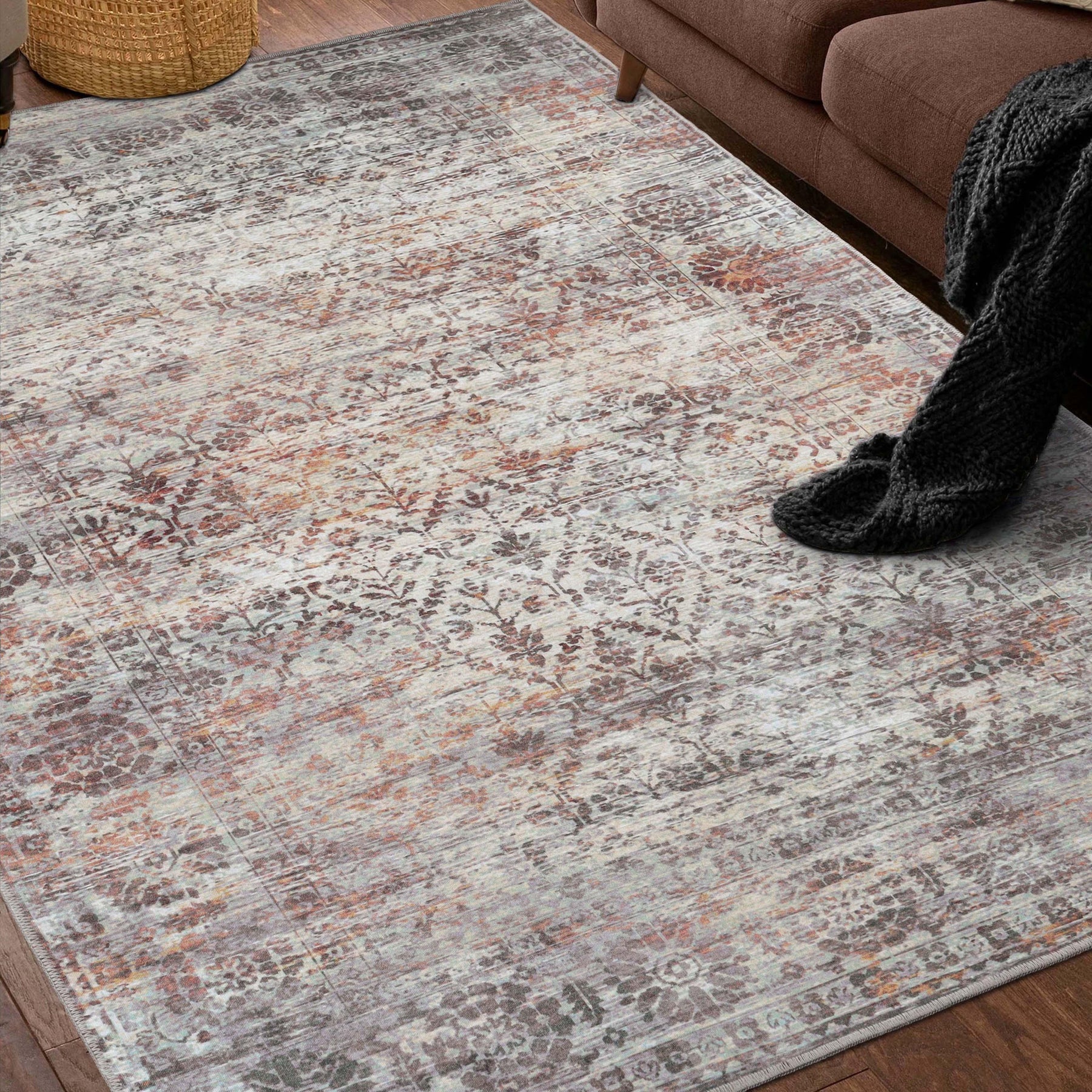 Macaw Diamond Lattice Non-Slip Washable Indoor Area Rugs or Runner Rug