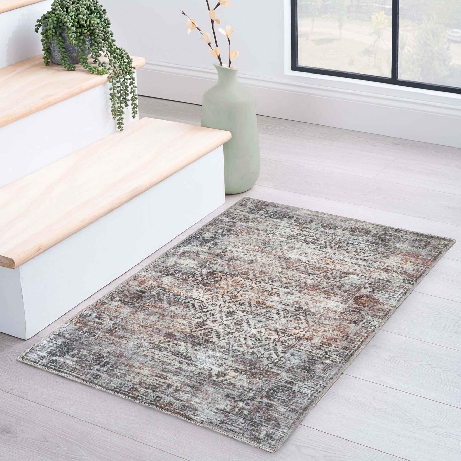 Macaw Diamond Lattice Non-Slip Washable Indoor Area Rugs or Runner Rug