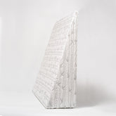 Memory Foam Sleeping Support Wedge Pillow, Removable Cover White