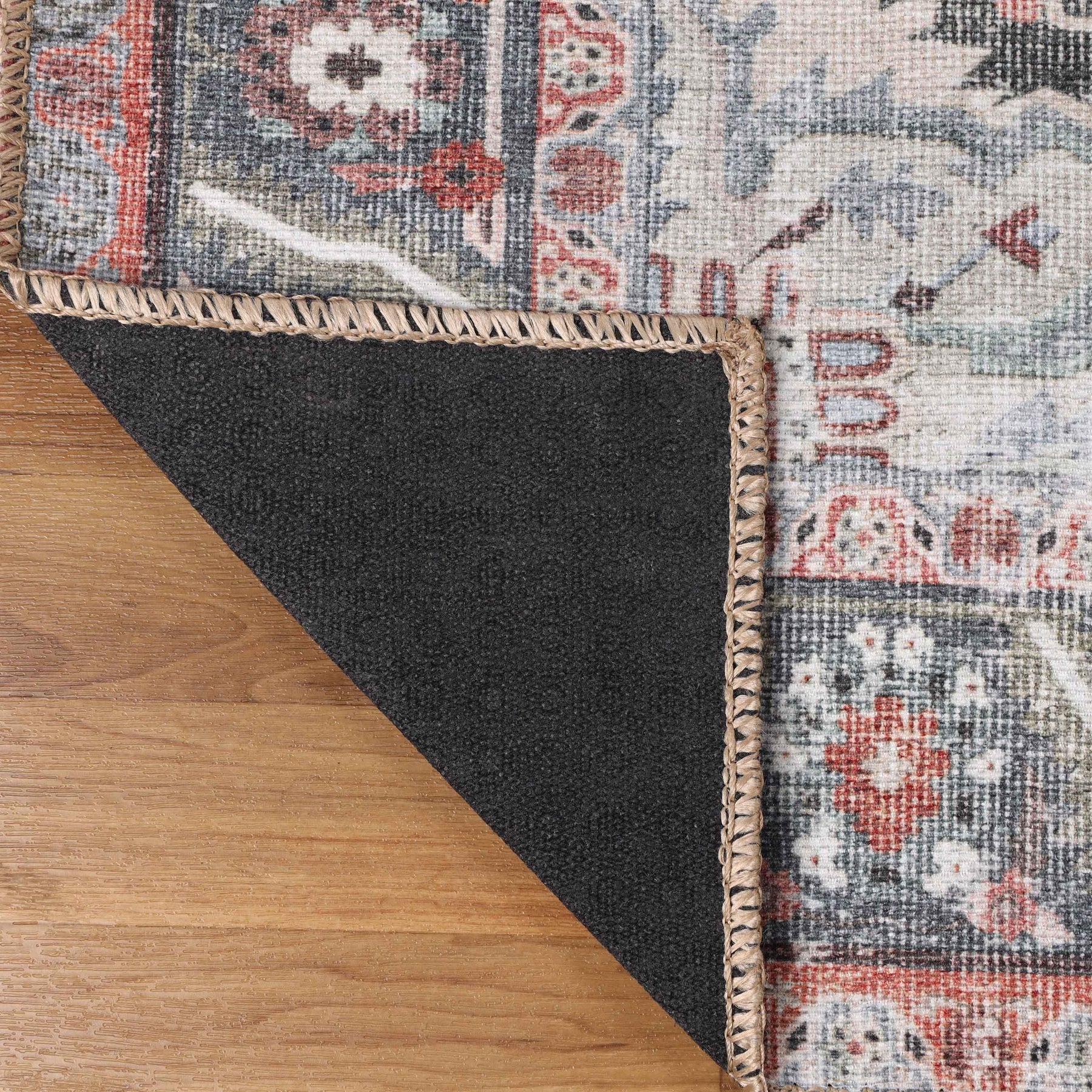 Mesa Rustic Distressed Medallion Indoor Area Rug or Runner Rug