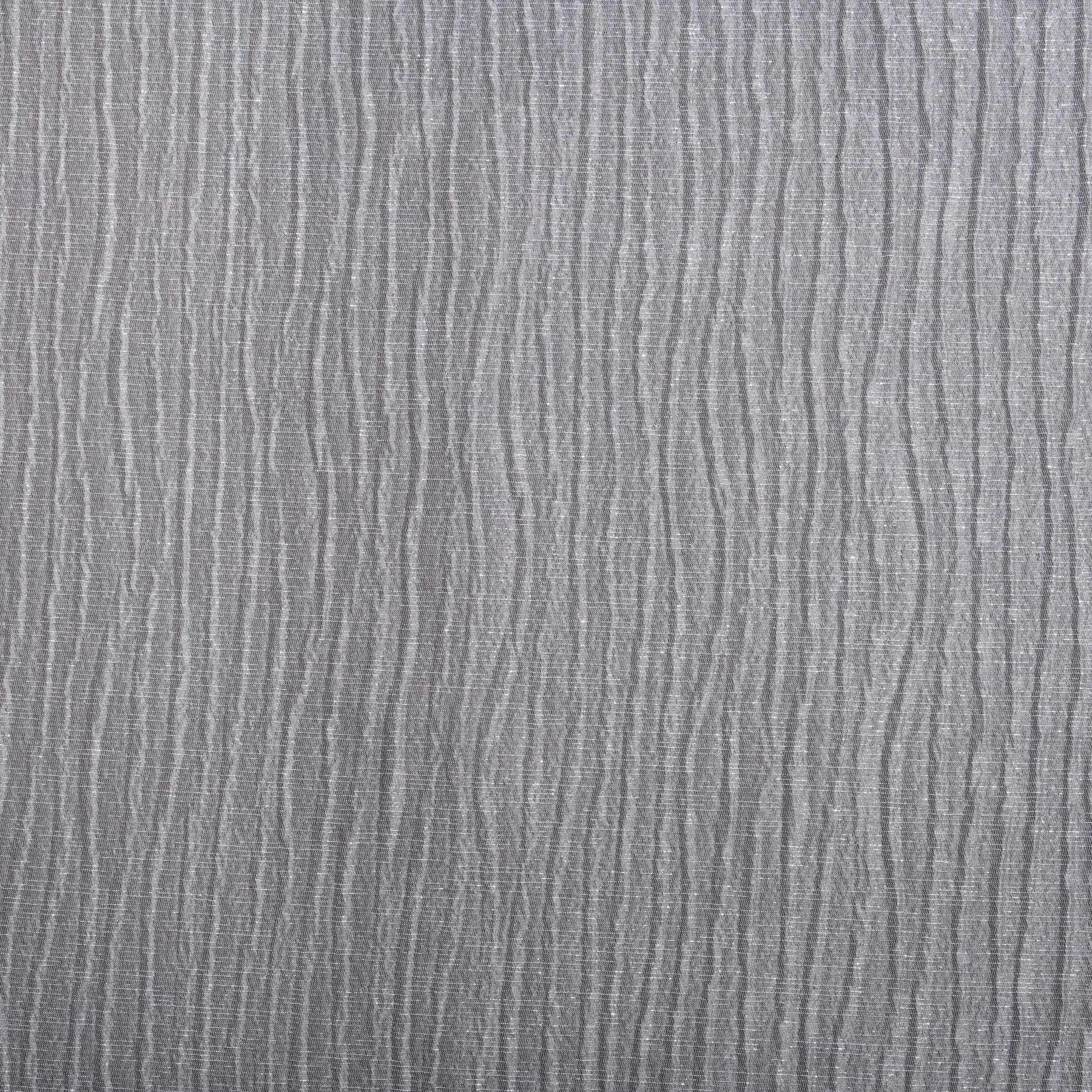 Metallic Cascade Jacquard Textured Solid Curtain Panel Set