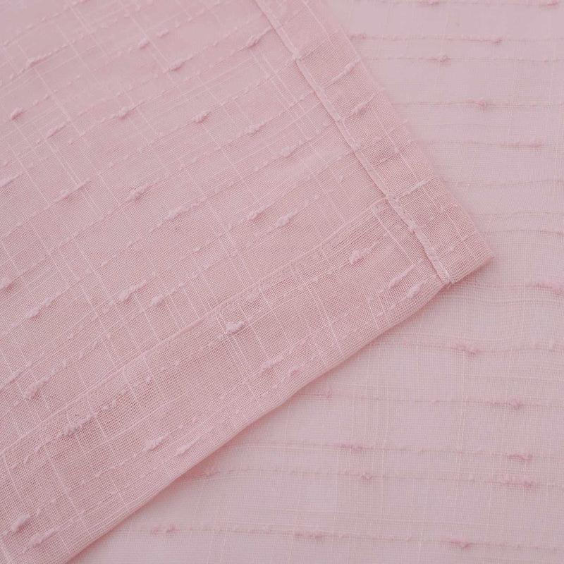 Meteorite Textured Grommet Sheer Curtain Panel Set of 2