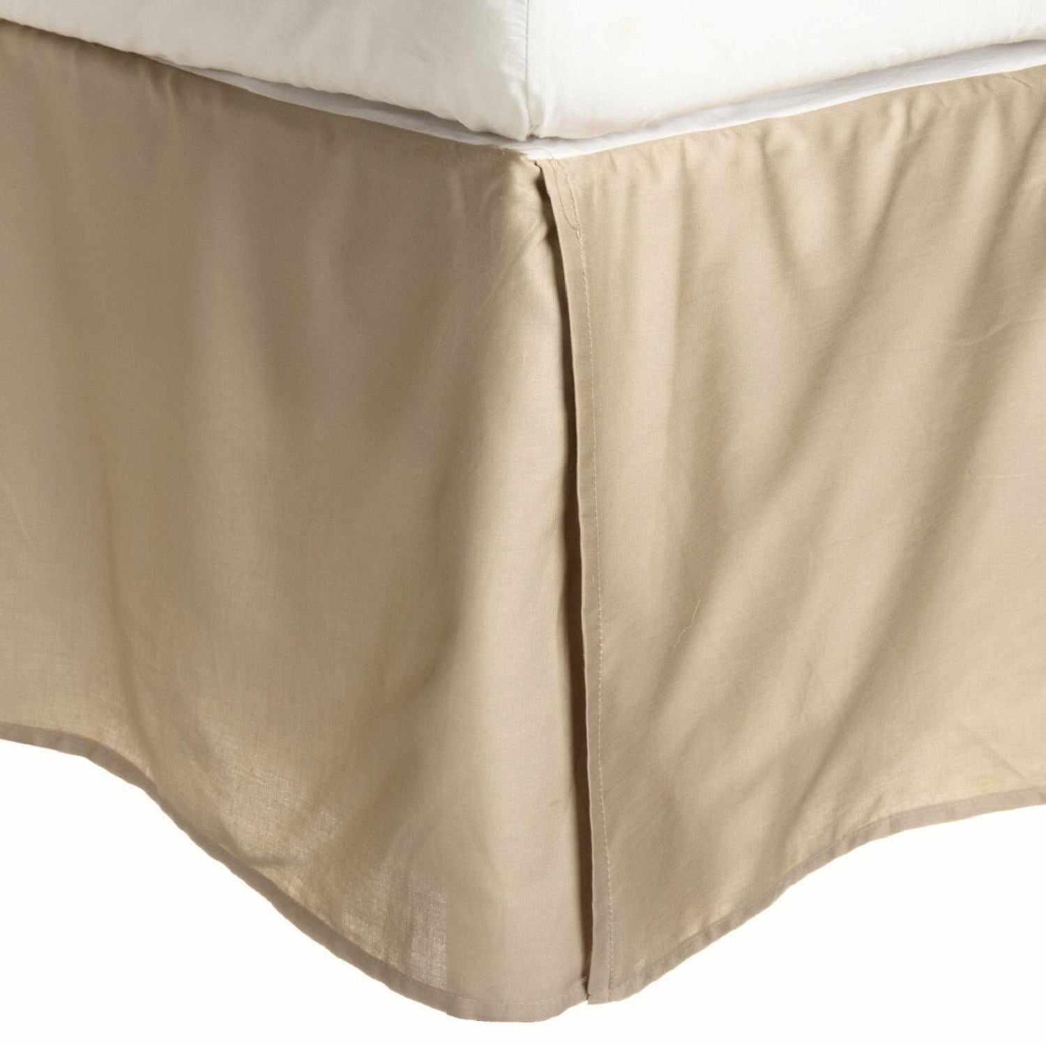 Microfiber Wrinkle Free 15" Inch Drop Solid Bed Skirt Charcoal