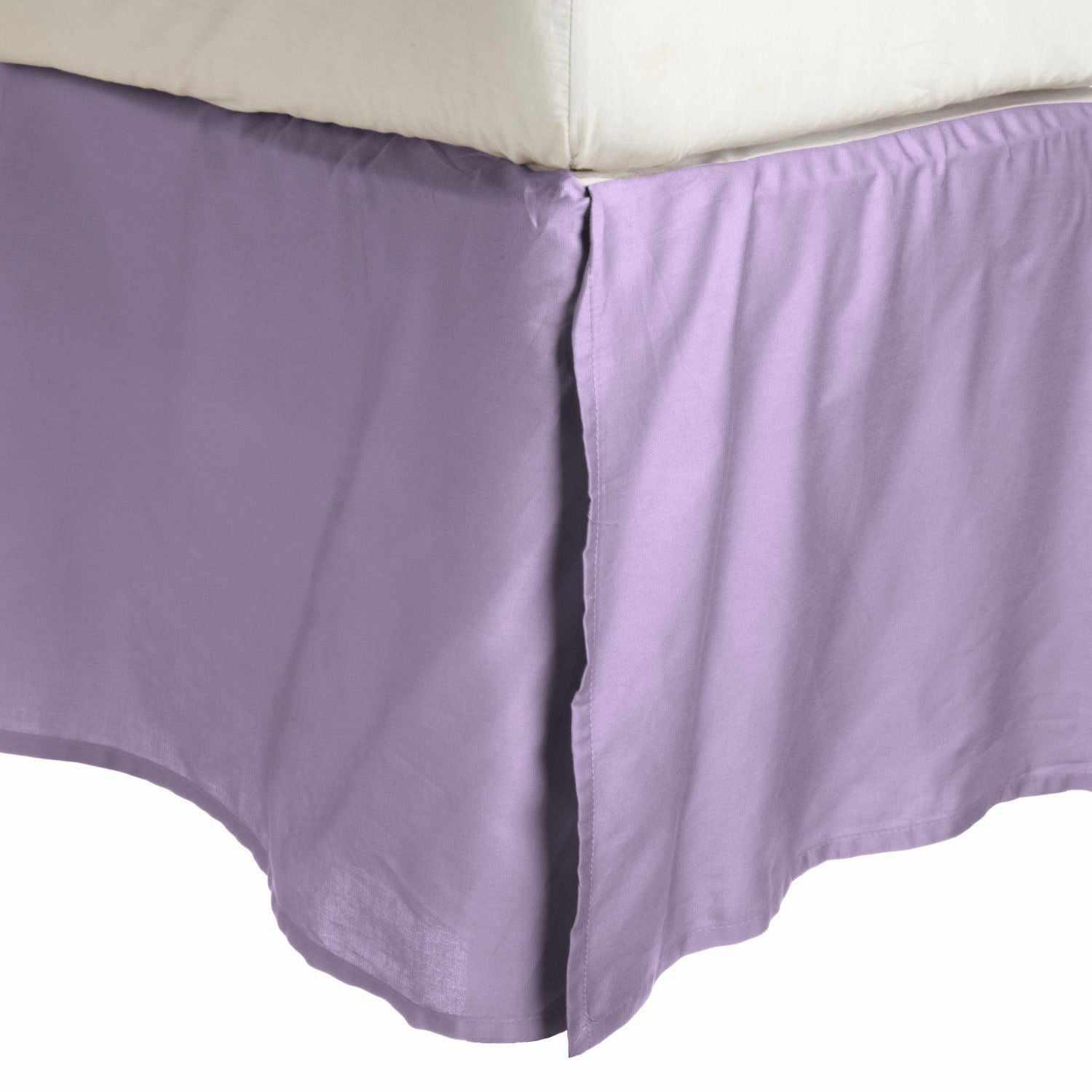 Microfiber Wrinkle Free 15" Inch Drop Solid Bed Skirt Charcoal