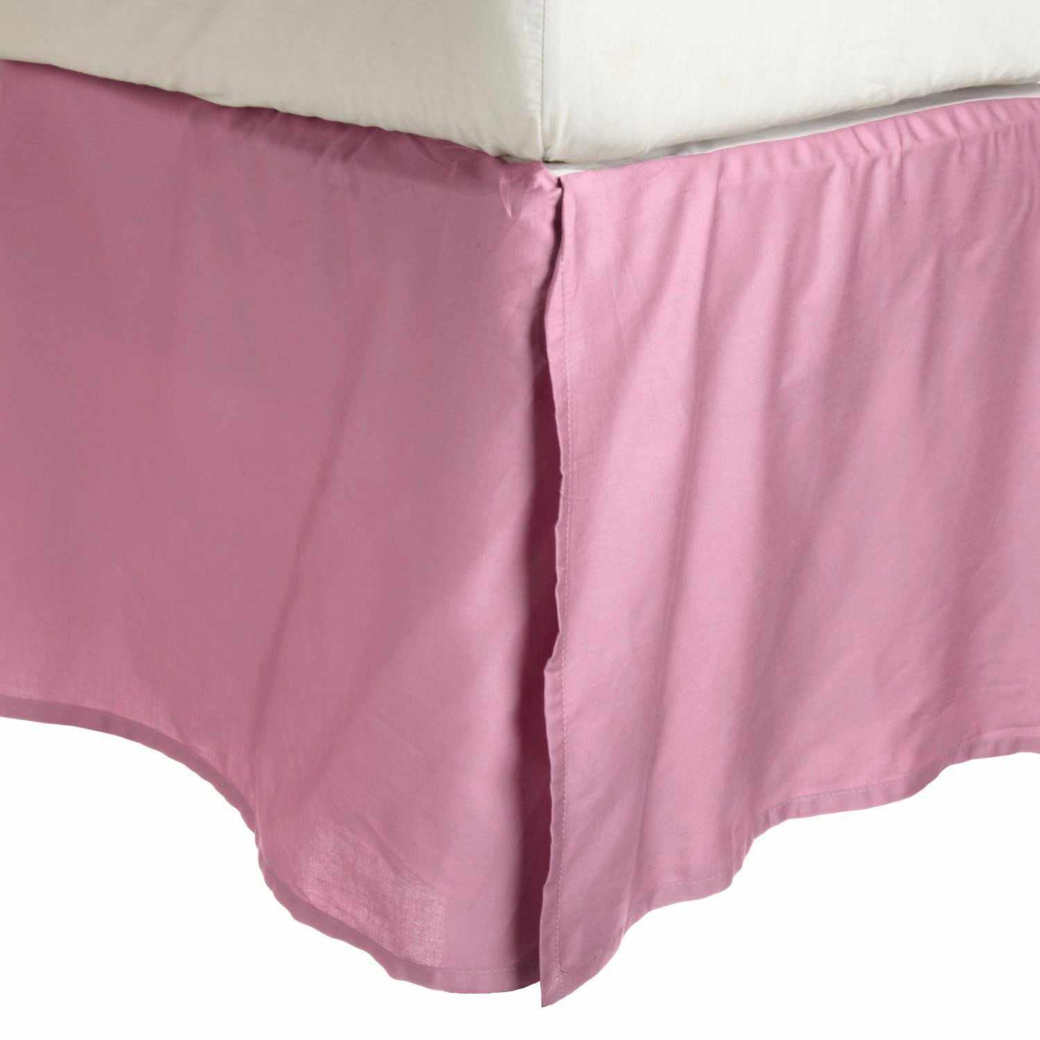 Microfiber Wrinkle Free 15" Inch Drop Solid Bed Skirt Charcoal