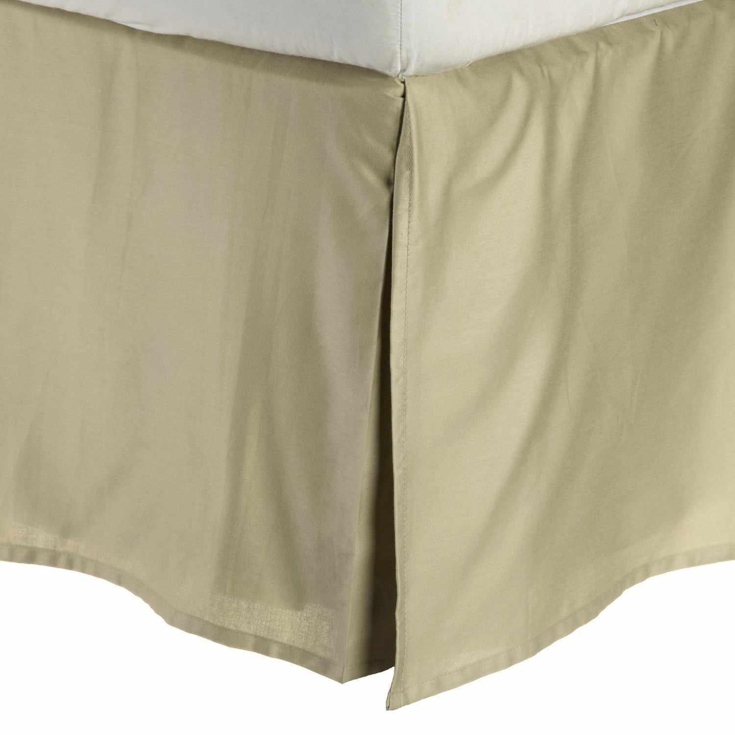 Microfiber Wrinkle Free 15" Inch Drop Solid Bed Skirt Charcoal